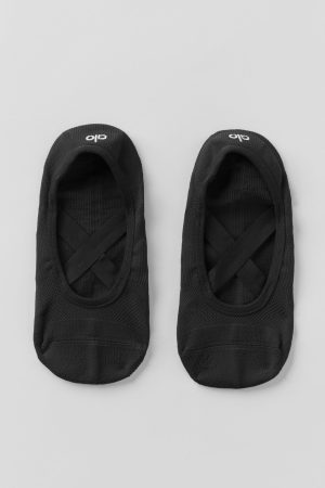 Women's Pivot Barre Sock - Black