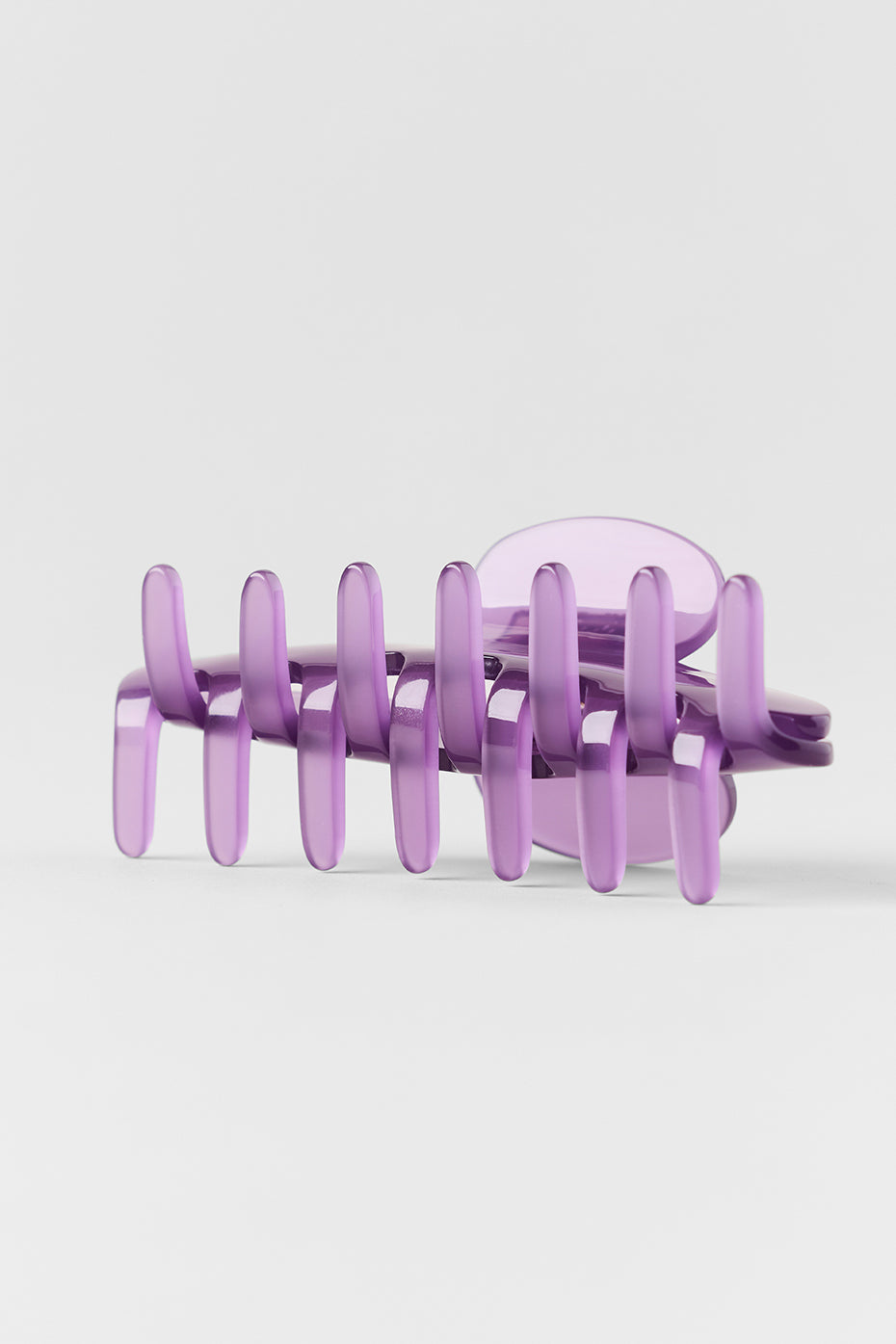 90's Claw Clip - Plum Kiss Clear - Image 4