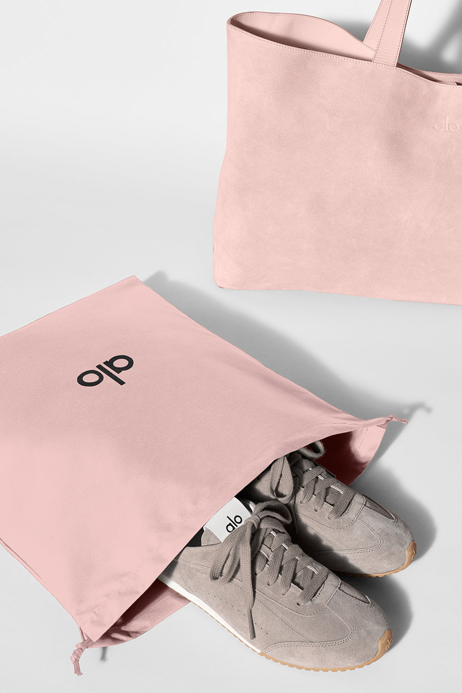 ALO Tranquility Tote - Pink Champagne Suede - Image 7