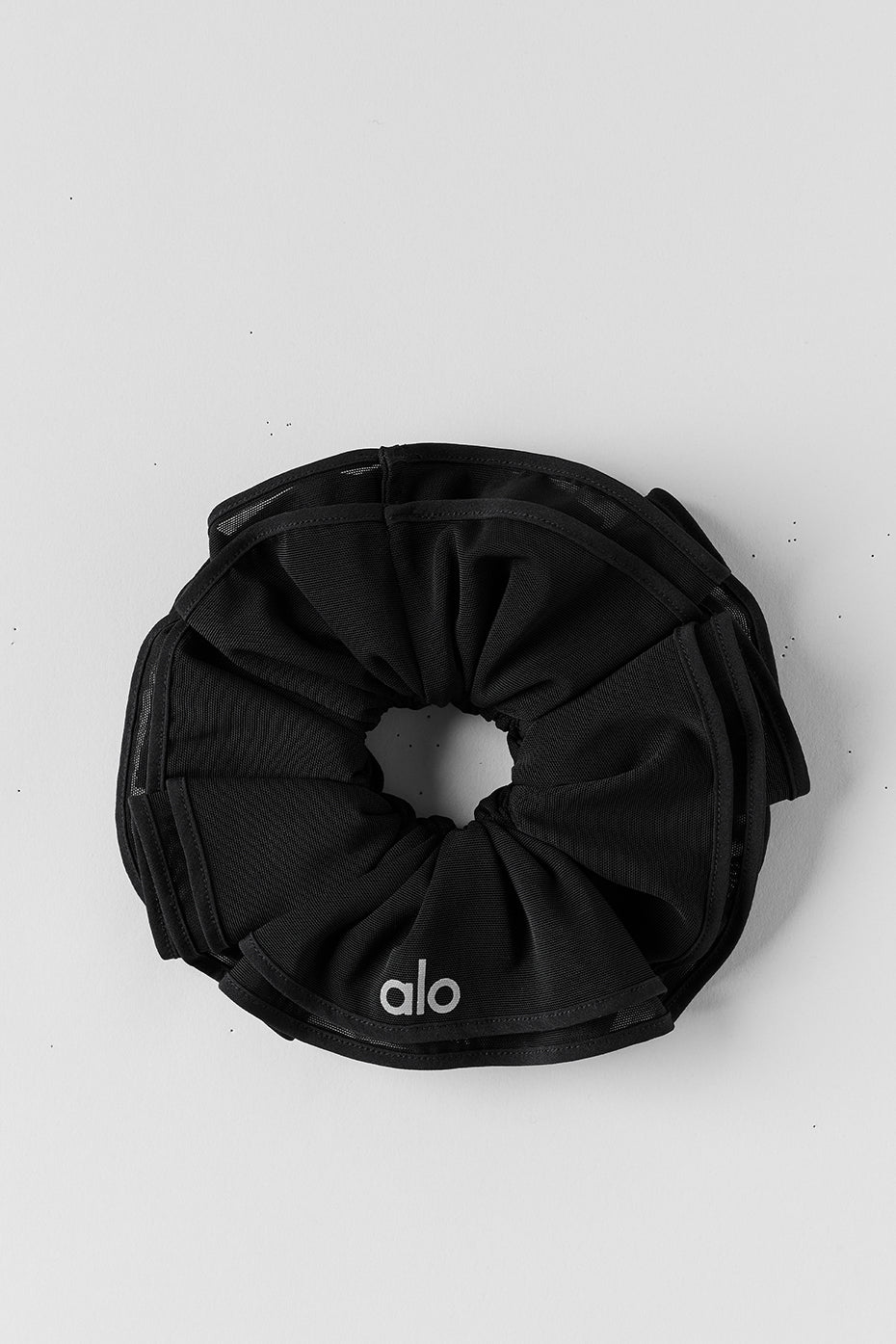 Mesh Sweet Nothing Oversize Scrunchie - Black - Image 2