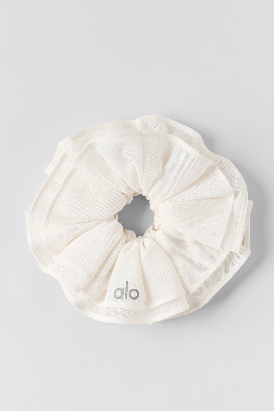 Mesh Sweet Nothing Oversize Scrunchie - Ivory - Image 2