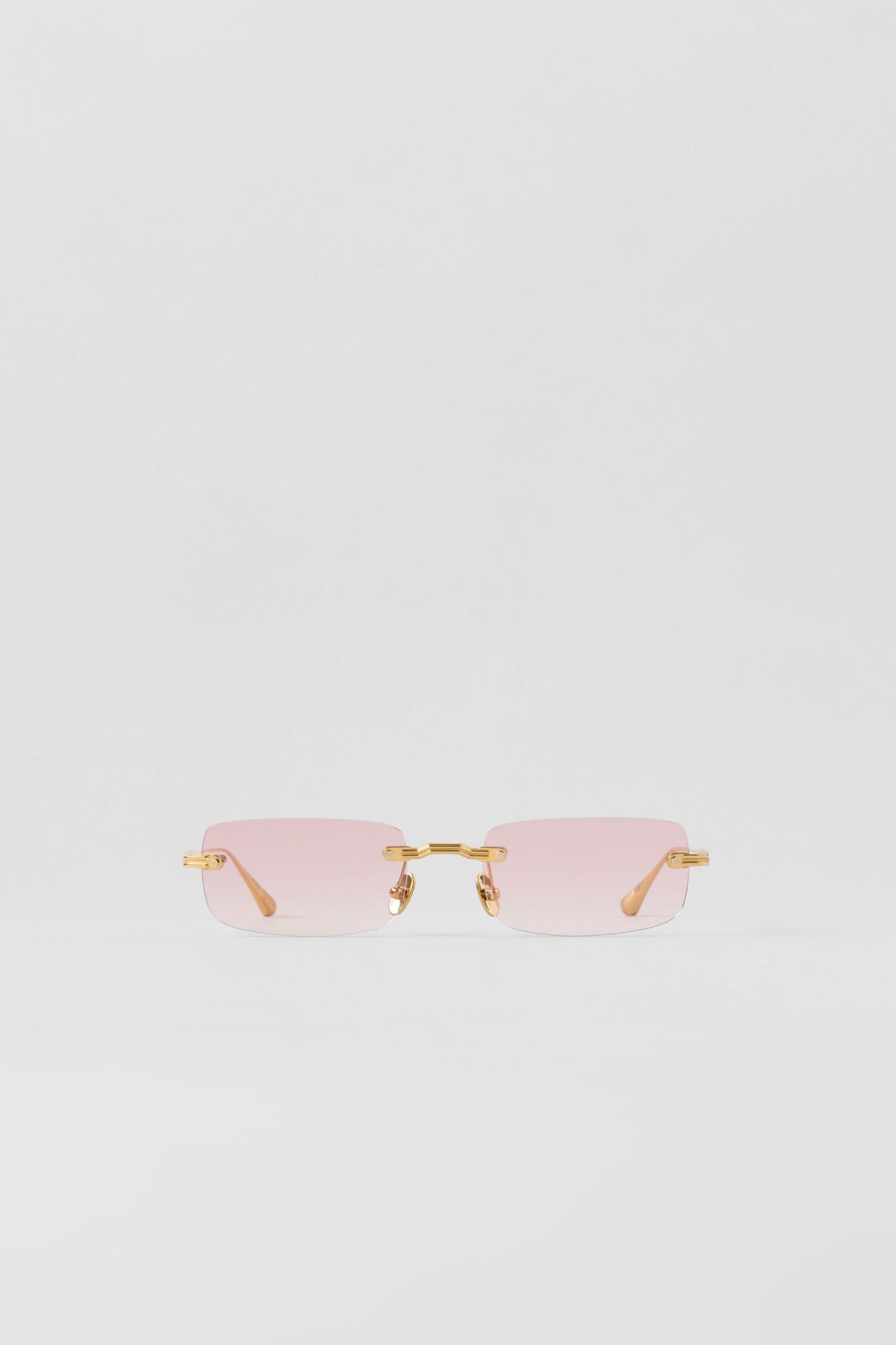 ALO Wire Sunglasses - Gold/Pink Gradient - Image 3