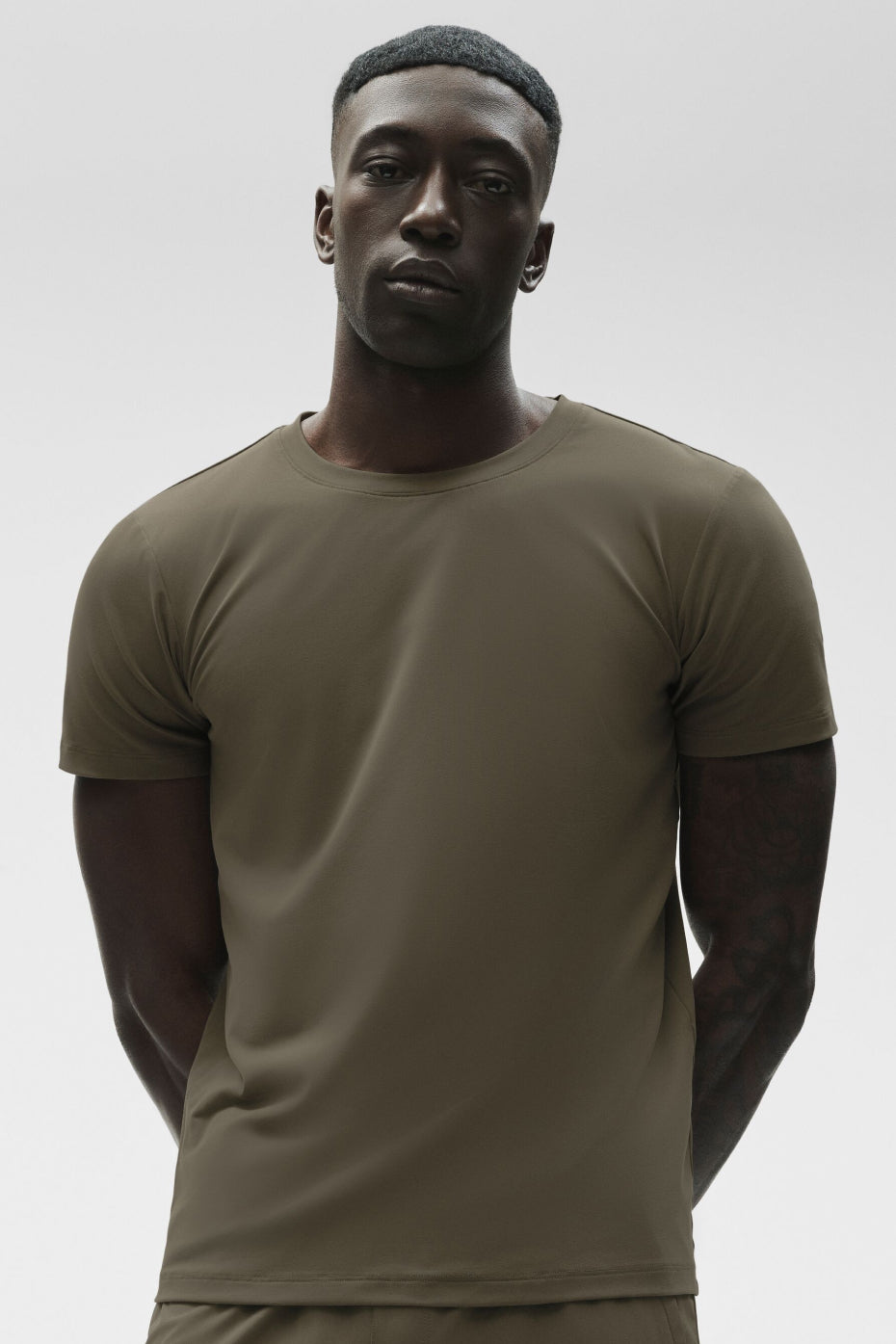 Conquer Reform Crewneck Short Sleeve - Olive Tree - Image 3