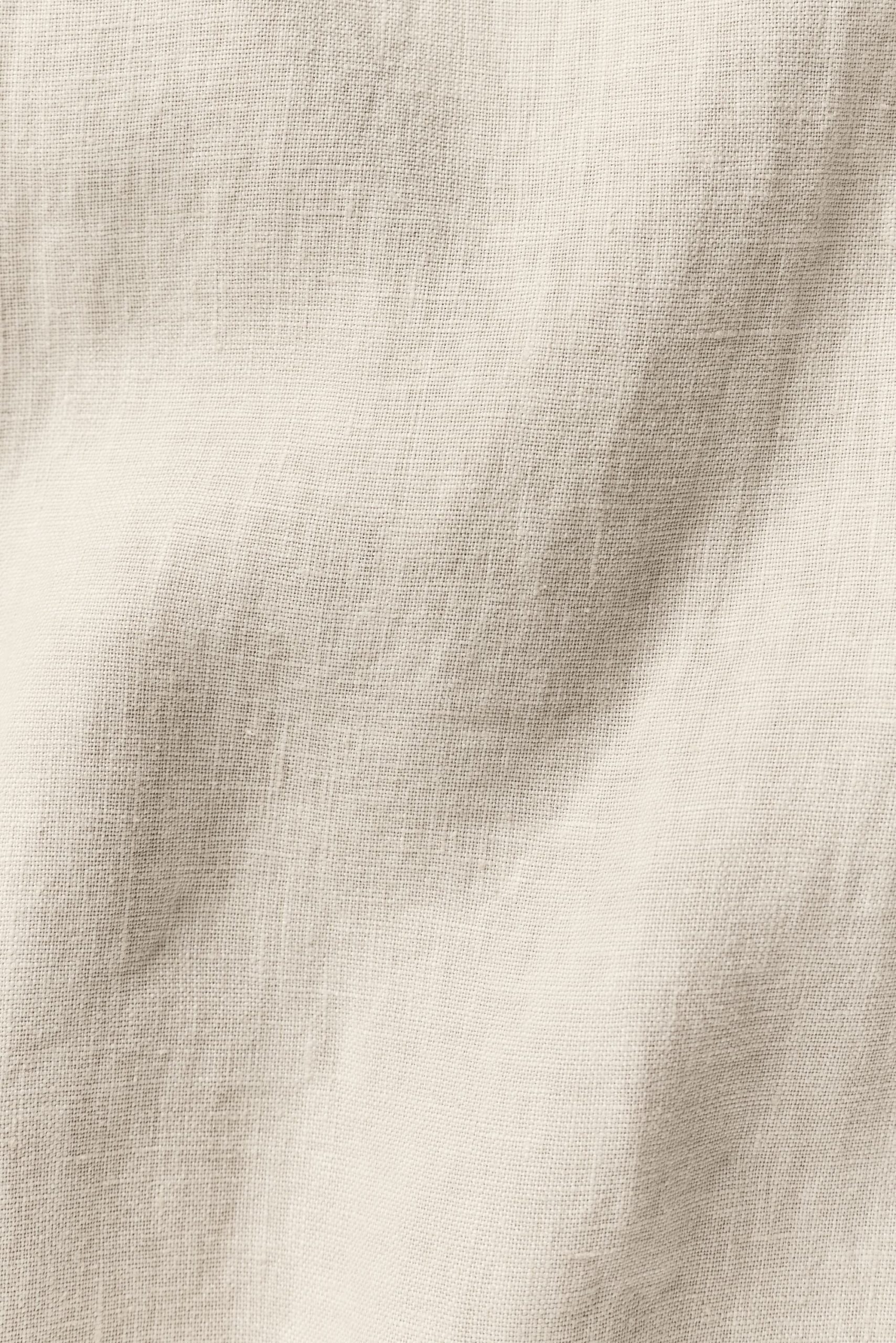 Linen Days Short Sleeve Button Up - Bone - Image 6