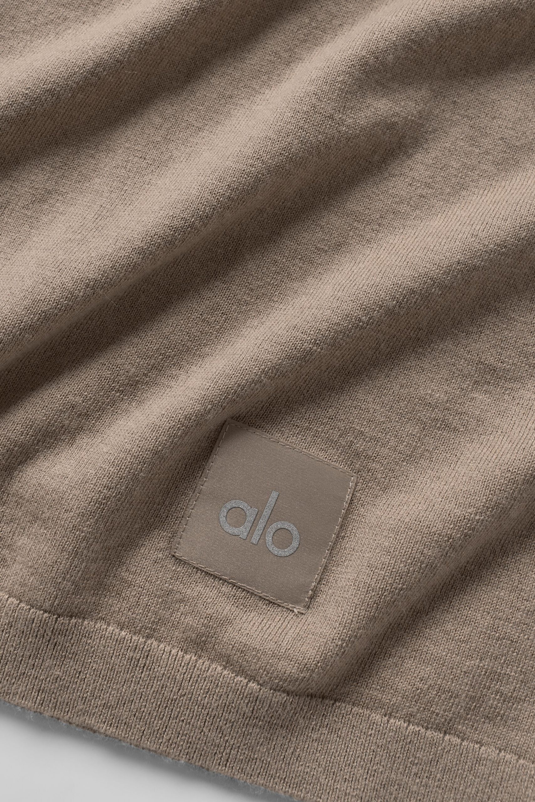 Cotton Cashmere Ever Soft Short Sleeve Crew - Gravel - Image 7