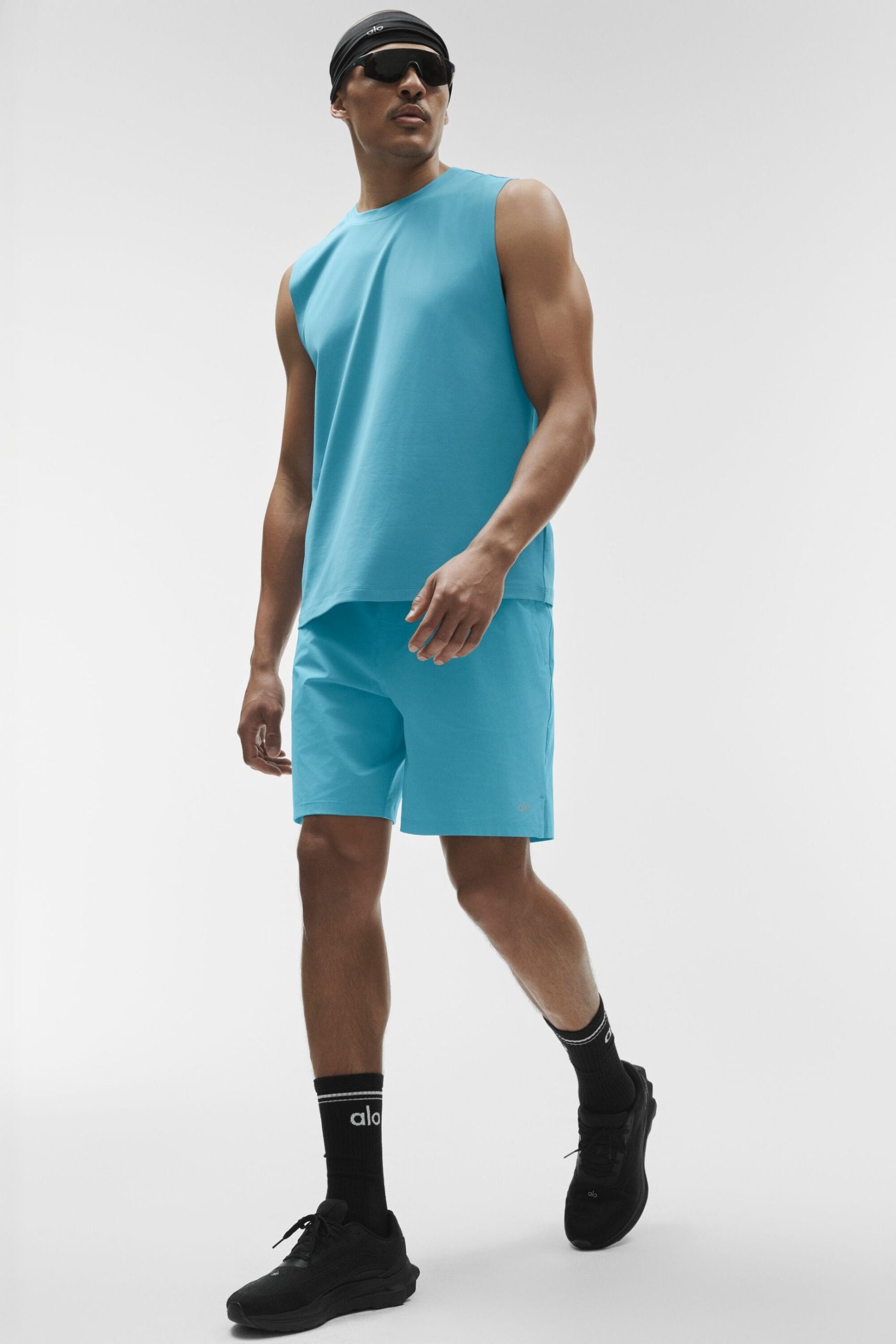 Conquer Muscle Tank - Blue Breeze - Image 4