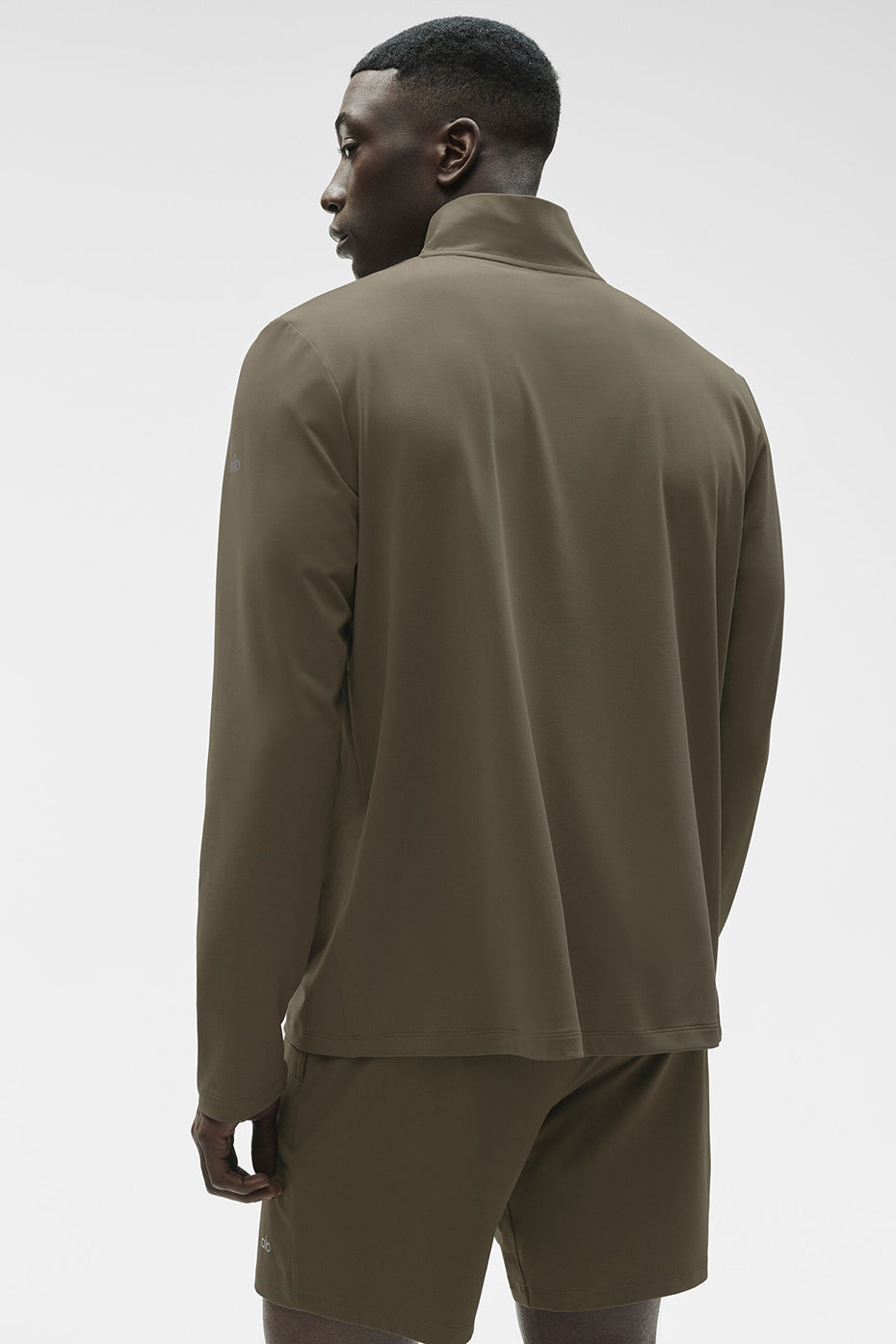 Conquer 1/4 Zip Reform Long Sleeve - Olive Tree - Image 2