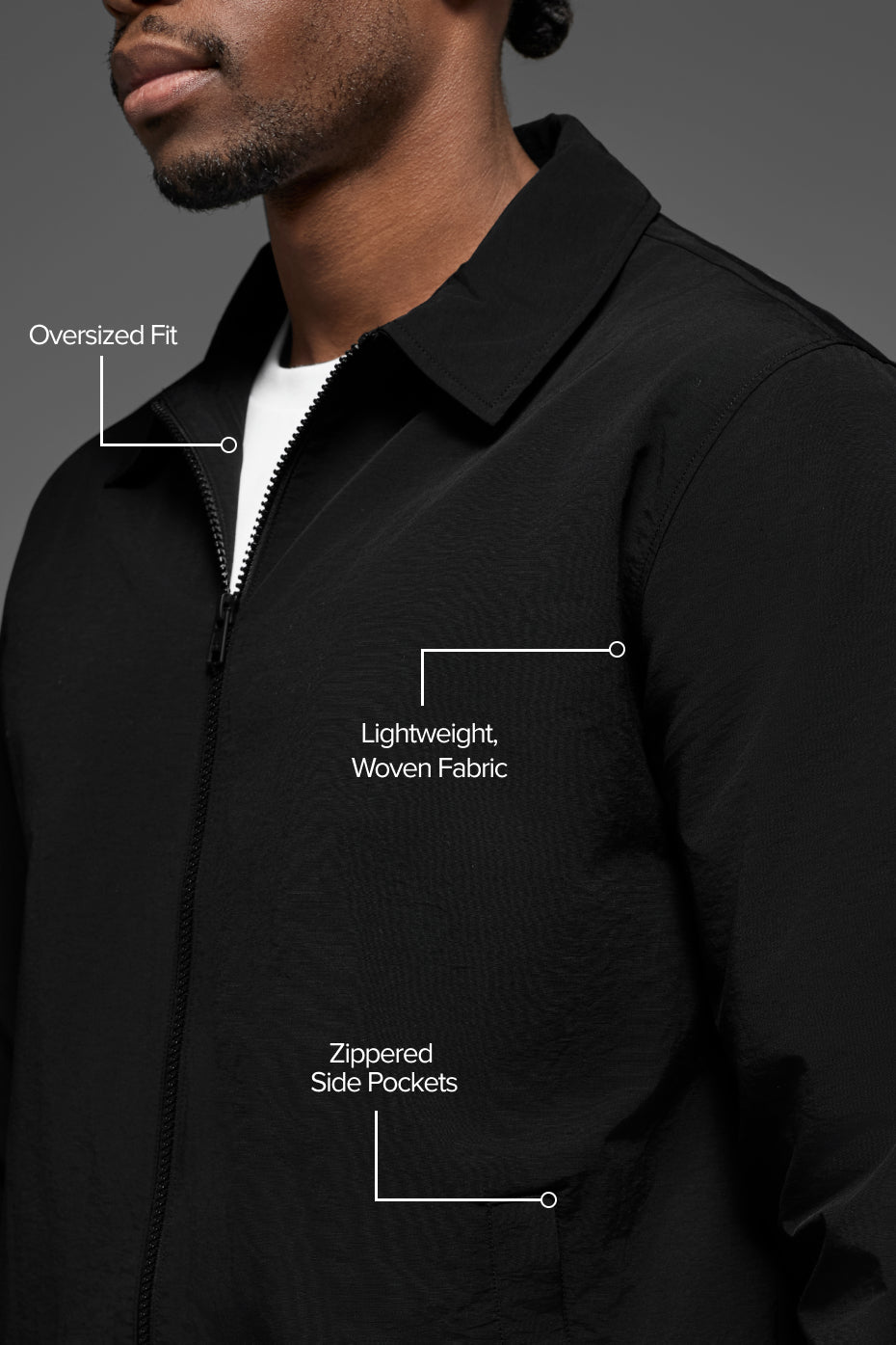 Torrent Overshirt - Black - Image 2