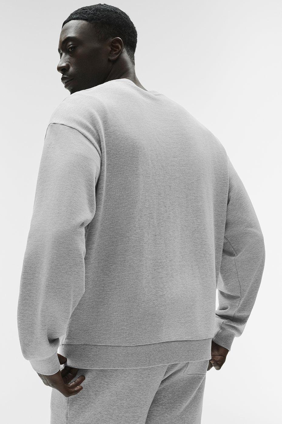 Chill Crew Neck Pullover - Athletic Heather Grey - Image 4