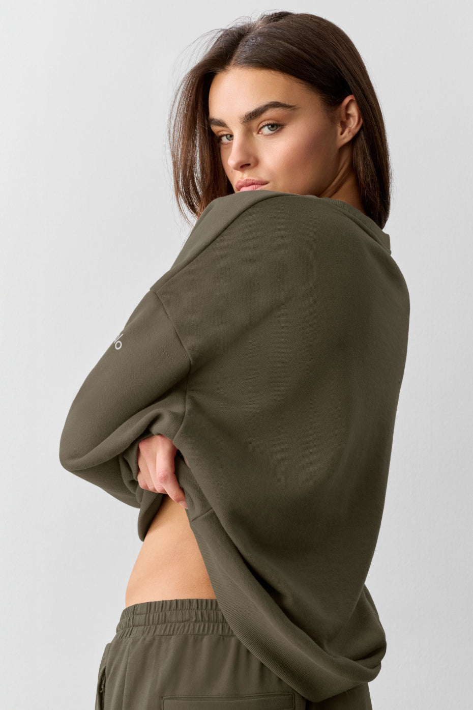 Chill Crew Neck Pullover - Olive Tree - Image 2