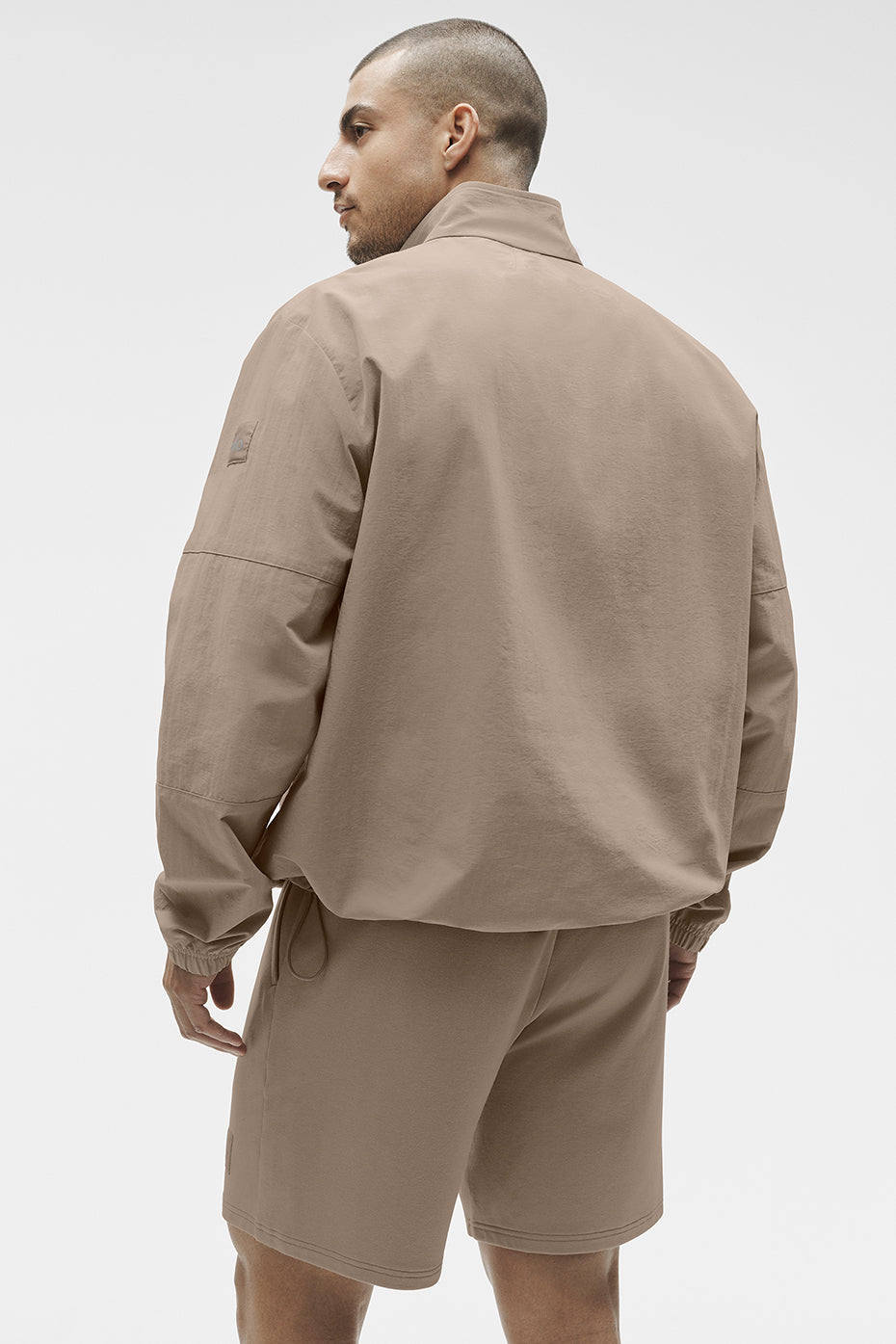 Light Weight Takeaway Track Pullover - Gravel - Image 4