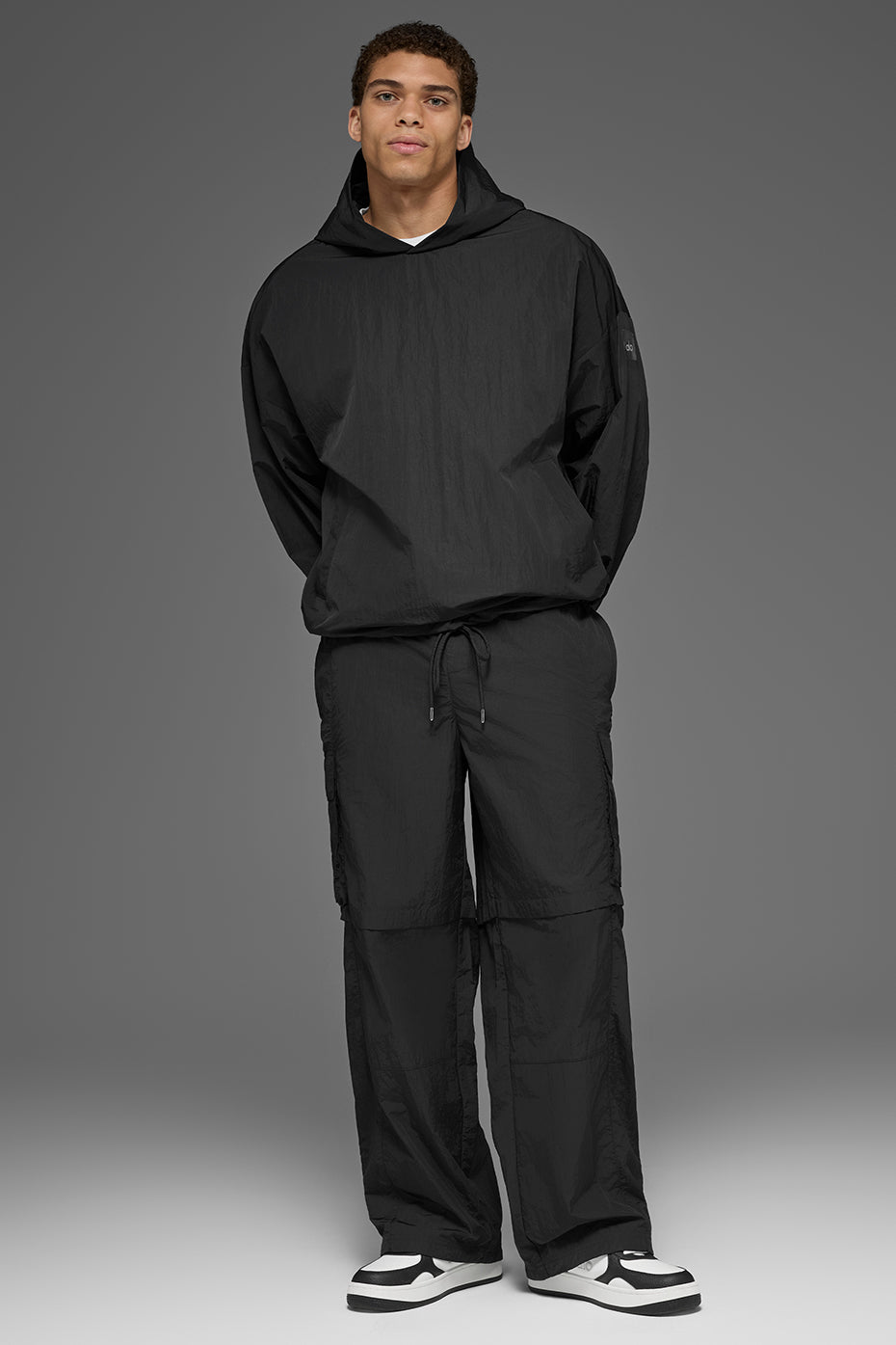 Axis Hooded Pullover - Black - Image 4