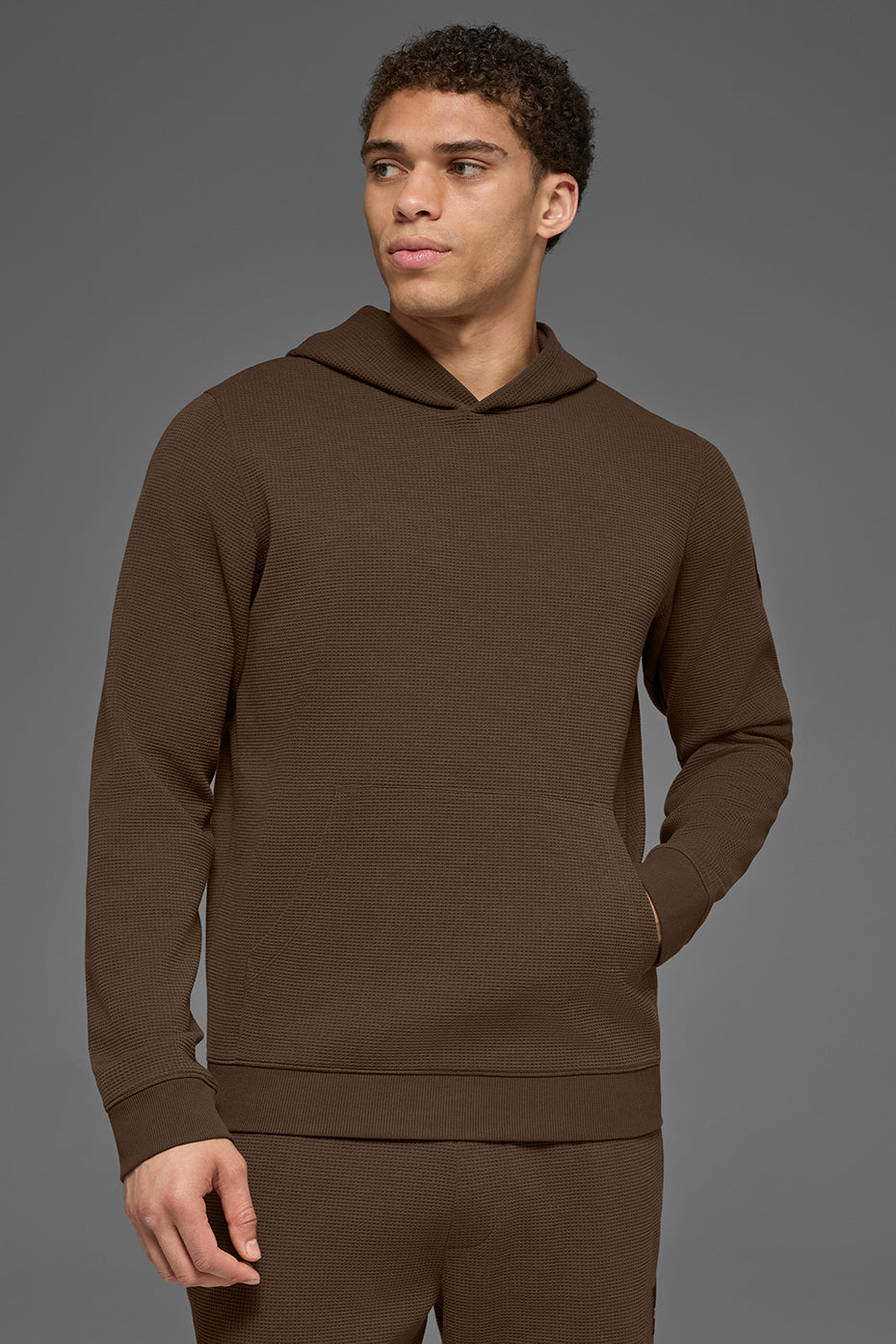 Waffle Lounge Hoodie - Espresso - Image 3