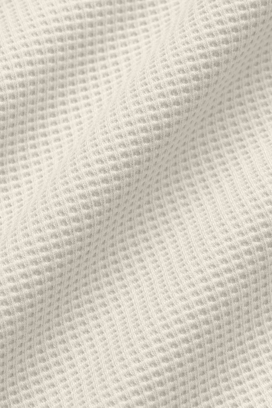 Waffle Lounge Long Sleeve Crew - Bone - Image 5