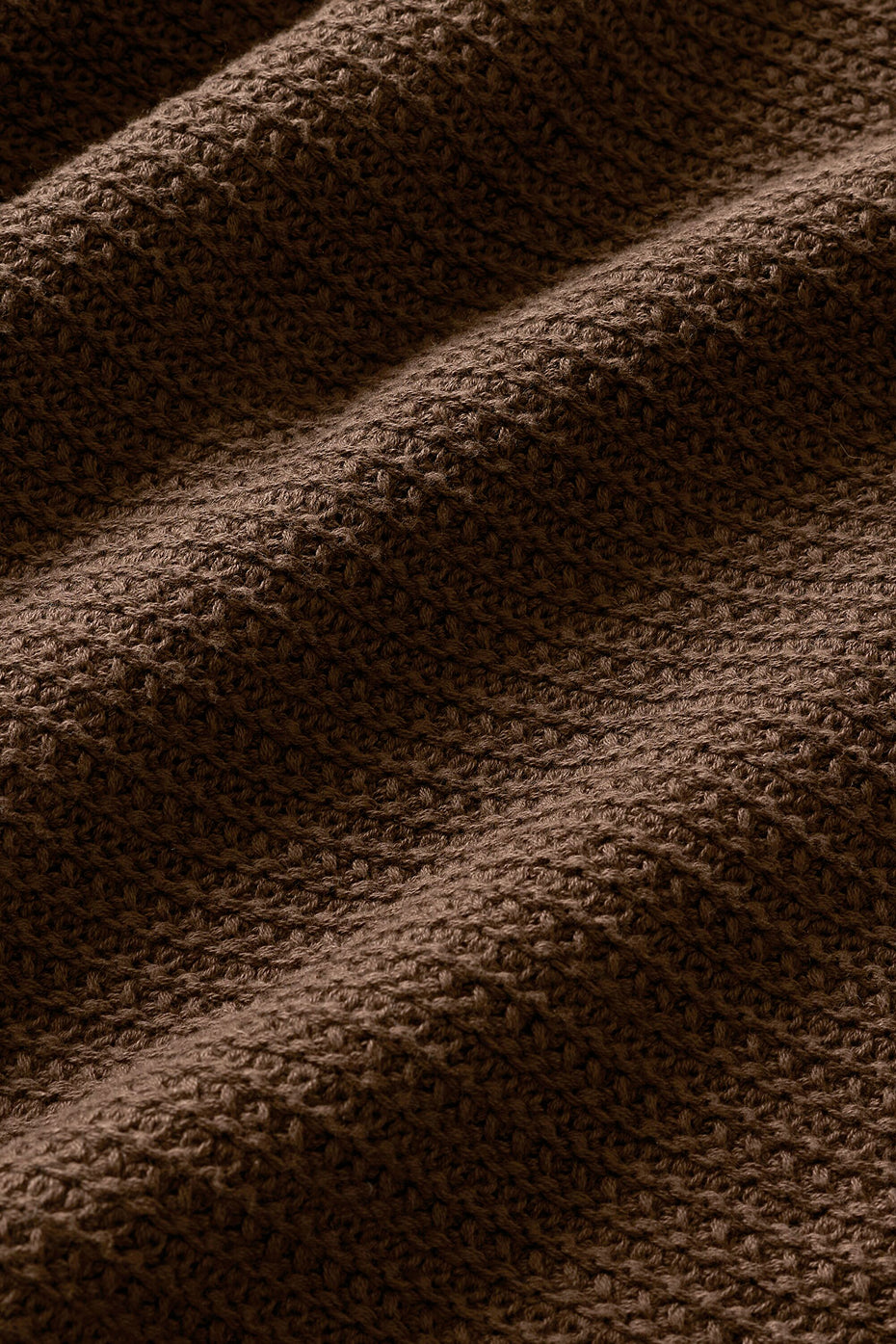 Shift Knit Button Up Long Sleeve - Espresso - Image 7