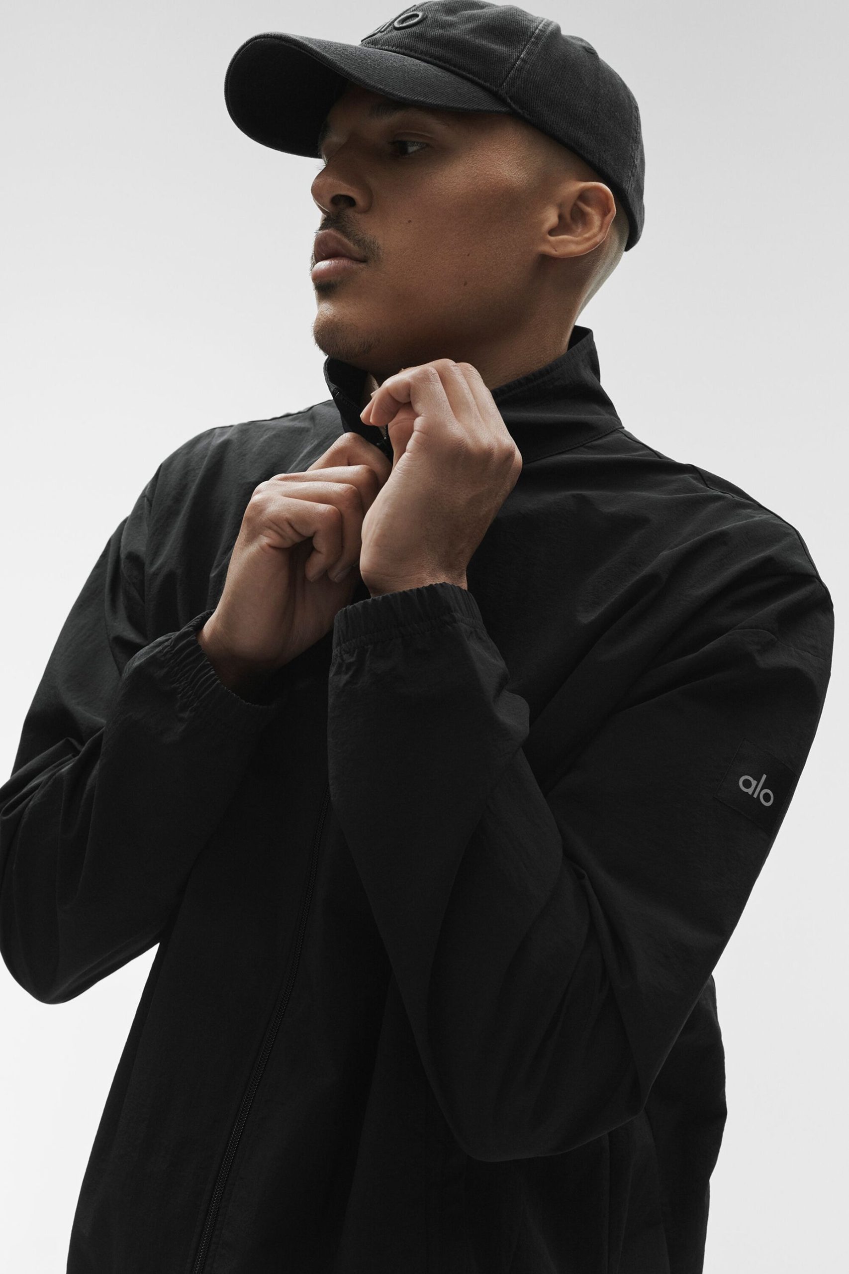 Takeaway Track Full Zip Jacket - Black - Image 5
