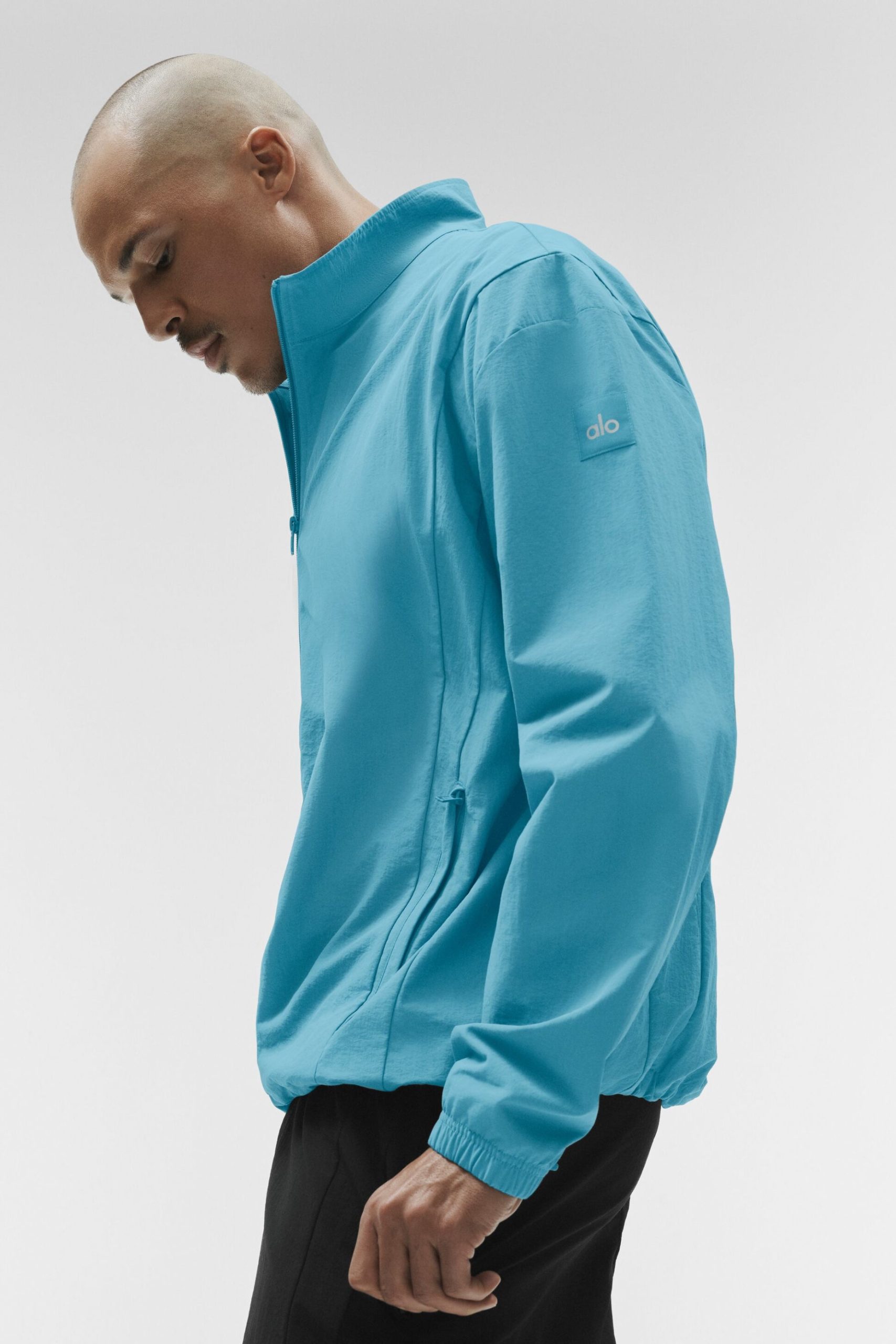 Takeaway Track Full Zip Jacket - Blue Breeze - Image 4