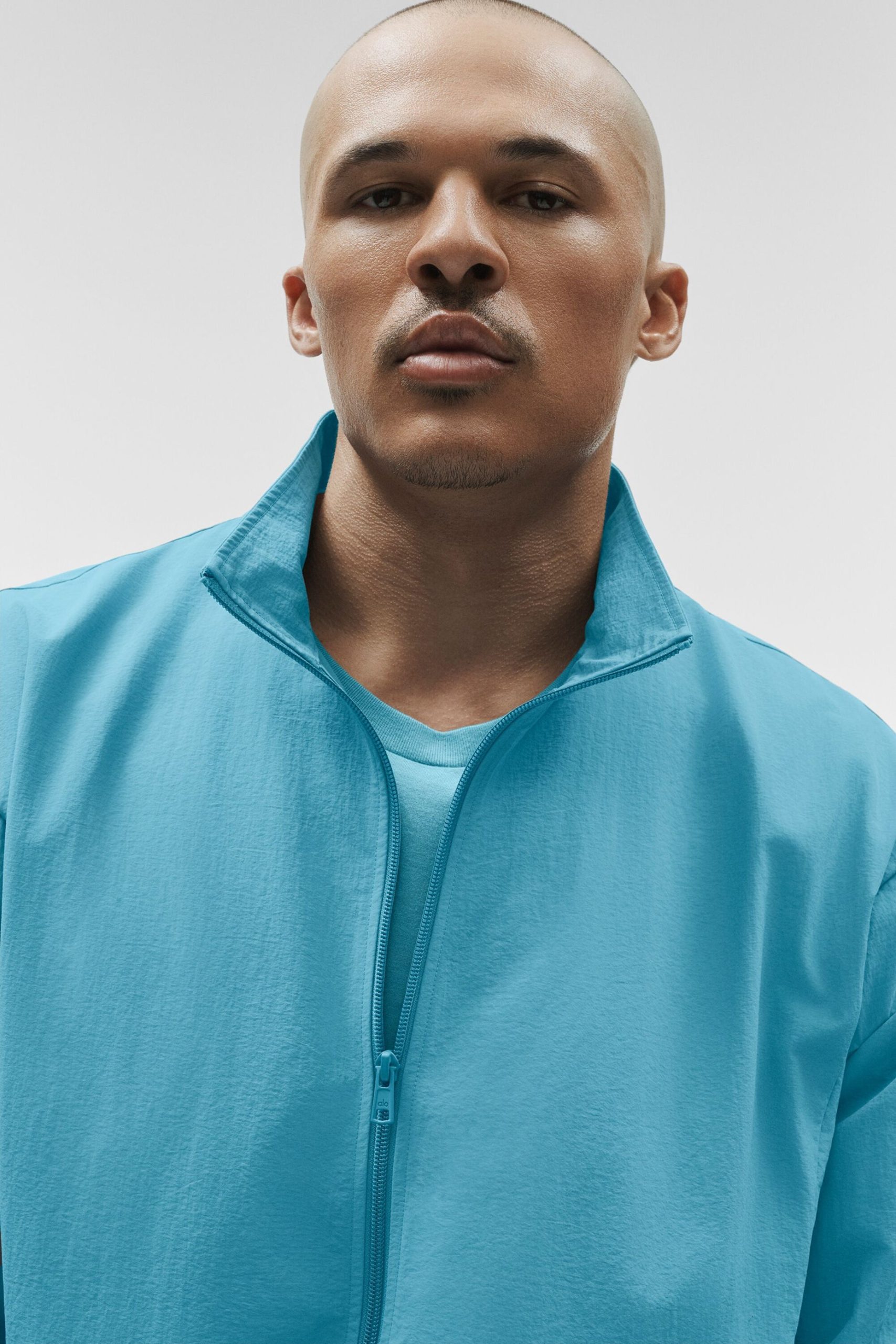 Takeaway Track Full Zip Jacket - Blue Breeze - Image 5