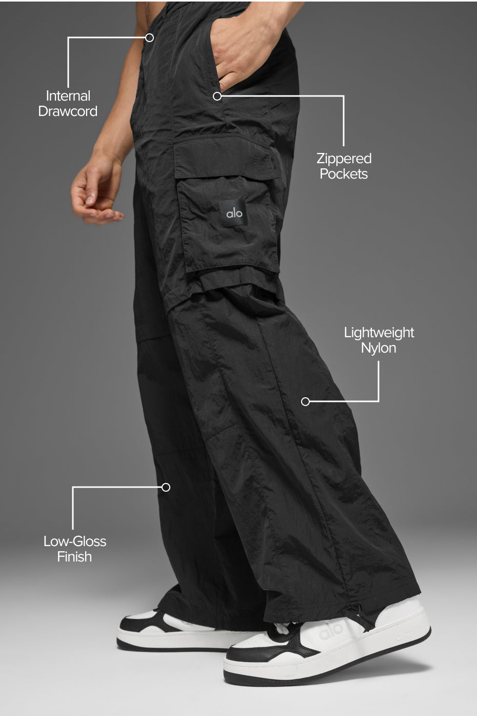 Axis Cargo Trouser - Black - Image 2