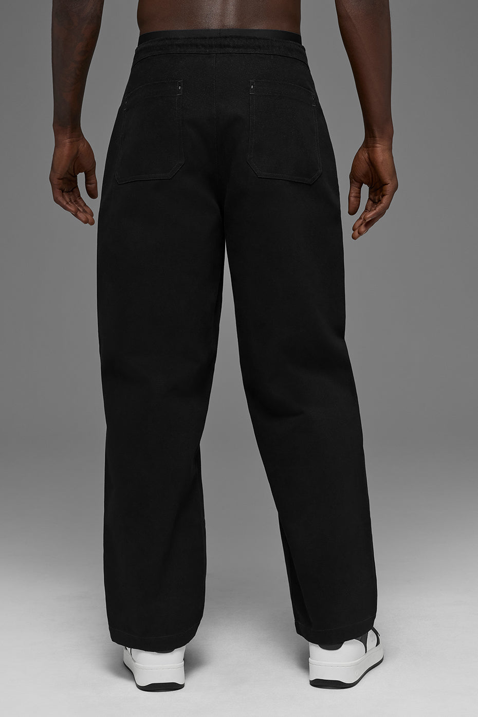 Cotton Canvas Carpenter Pant - Black - Image 3