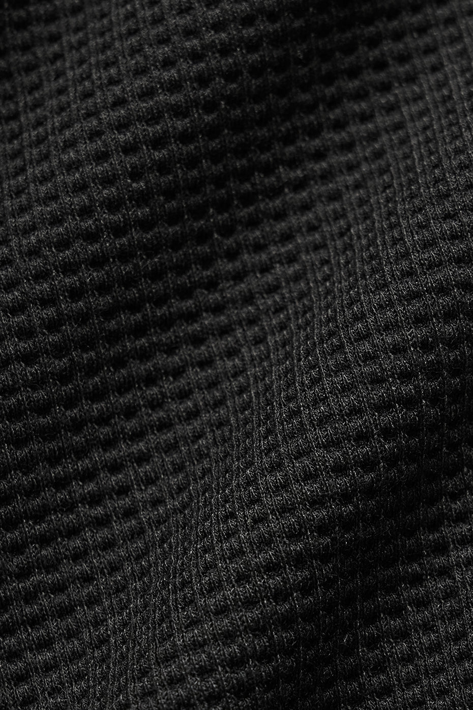 Waffle Lounge Jogger - Black - Image 5