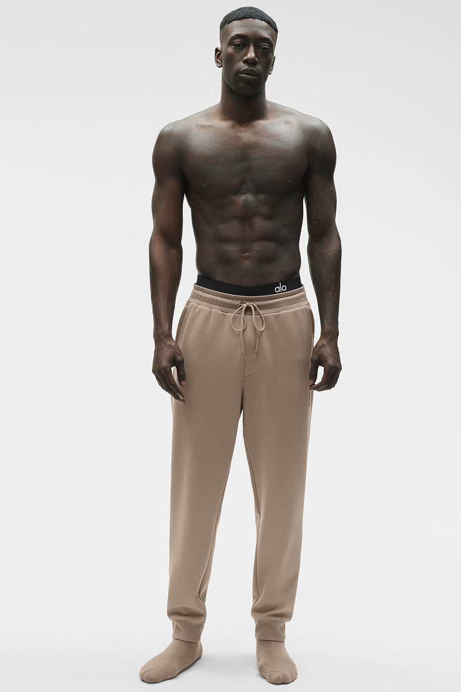 Waffle Lounge Jogger - Gravel - Image 5