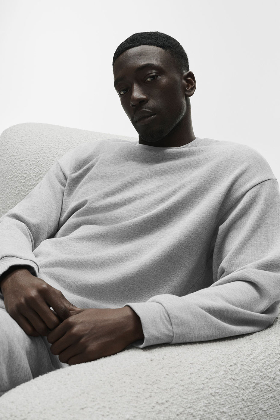 Chill Crew Neck Pullover - Athletic Heather Grey