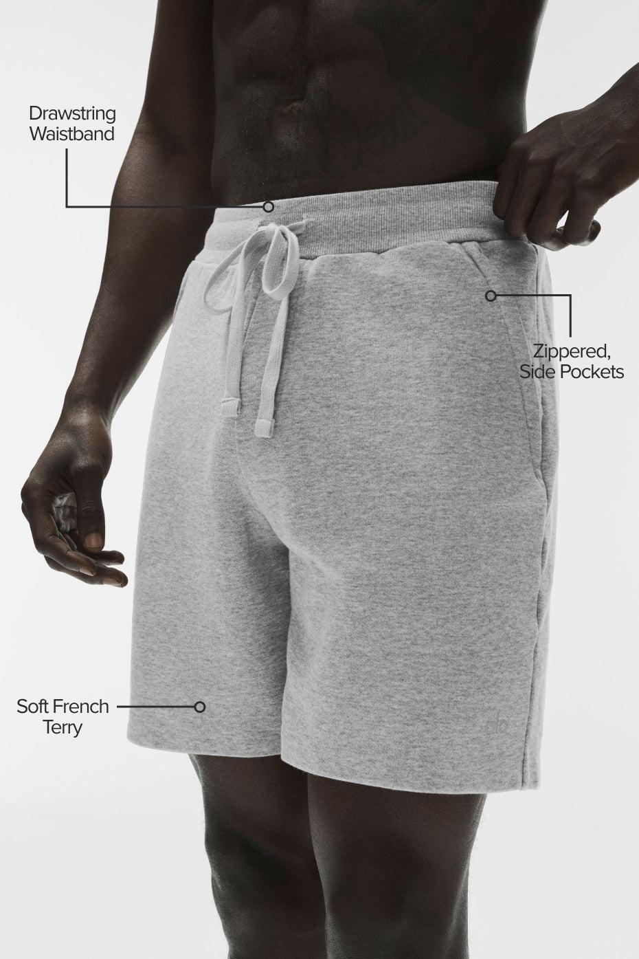 Chill Short - Athletic Heather Grey - Image 2