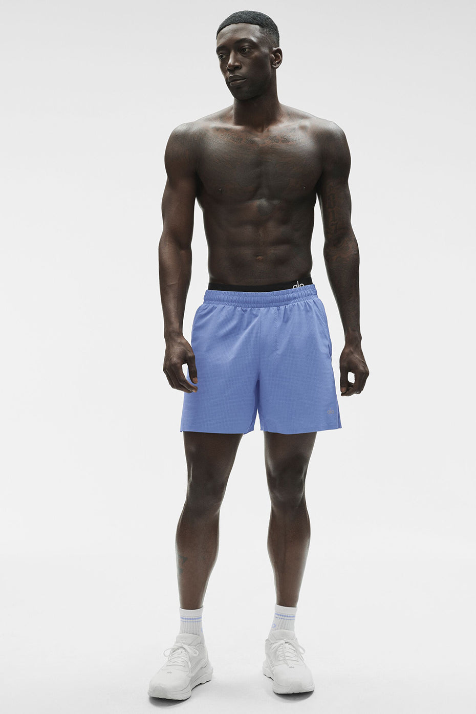 5 Traction Running Short - Provence Blue - Image 5