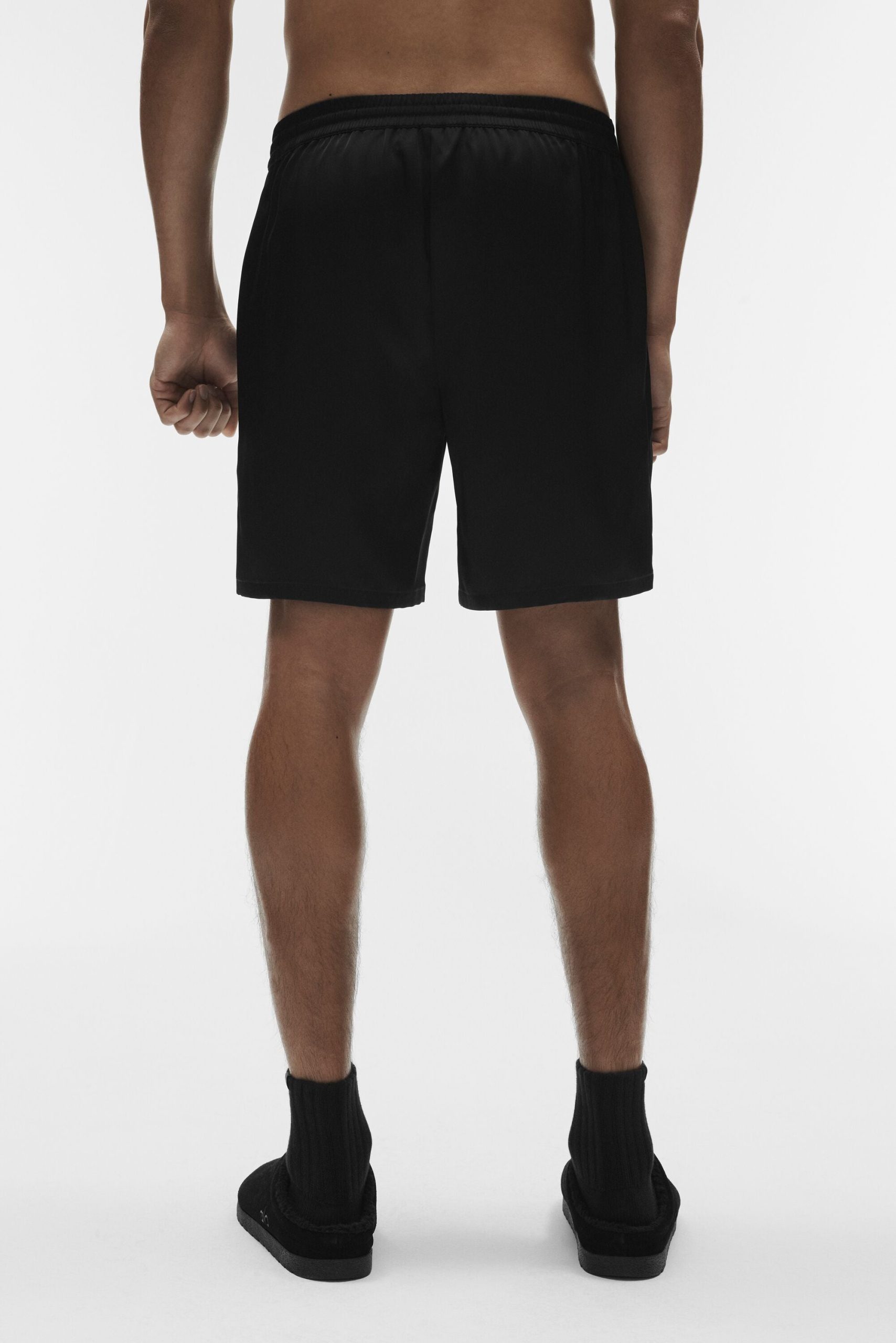 7 Satin Horizon Short - Black - Image 4