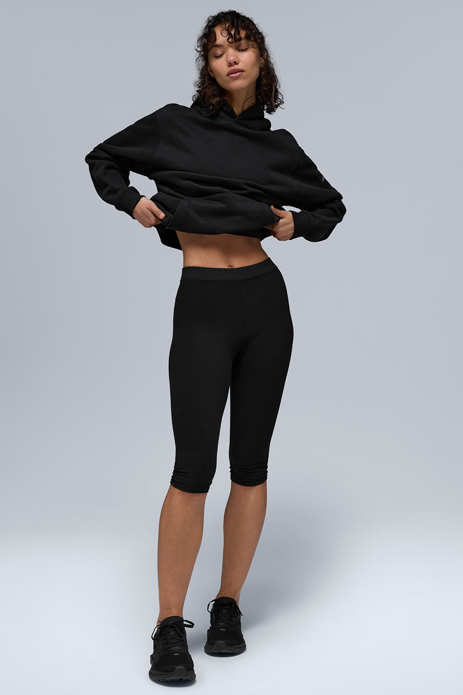 Renown Heavy Weight Hoodie - Black - Image 4