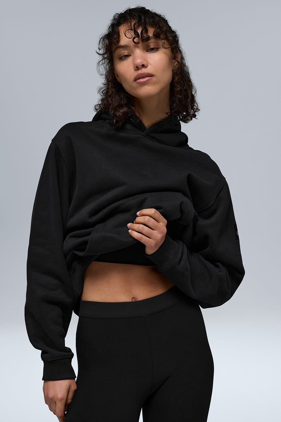 Renown Heavy Weight Hoodie - Black - Image 5