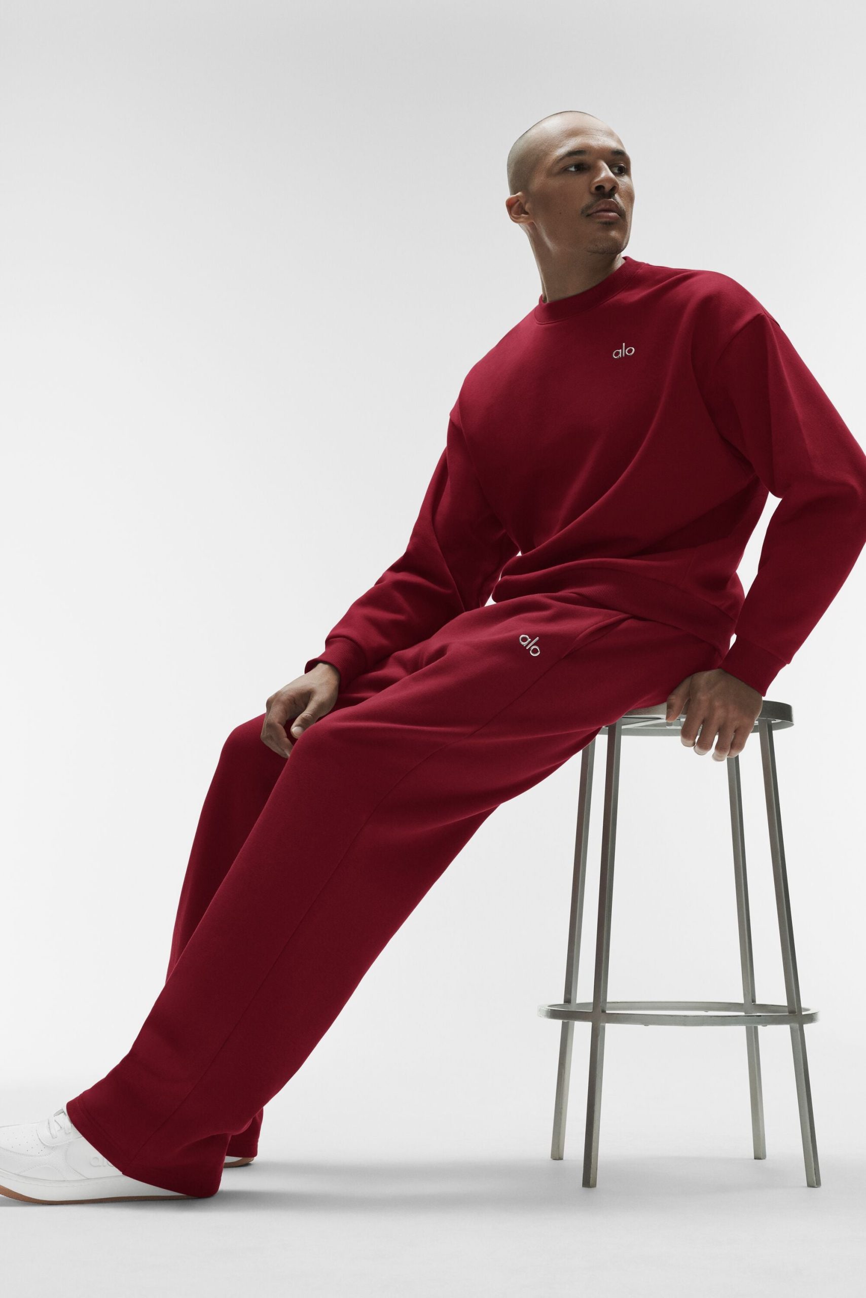 Accolade Crew Neck Pullover - Summer Romance Red - Image 5