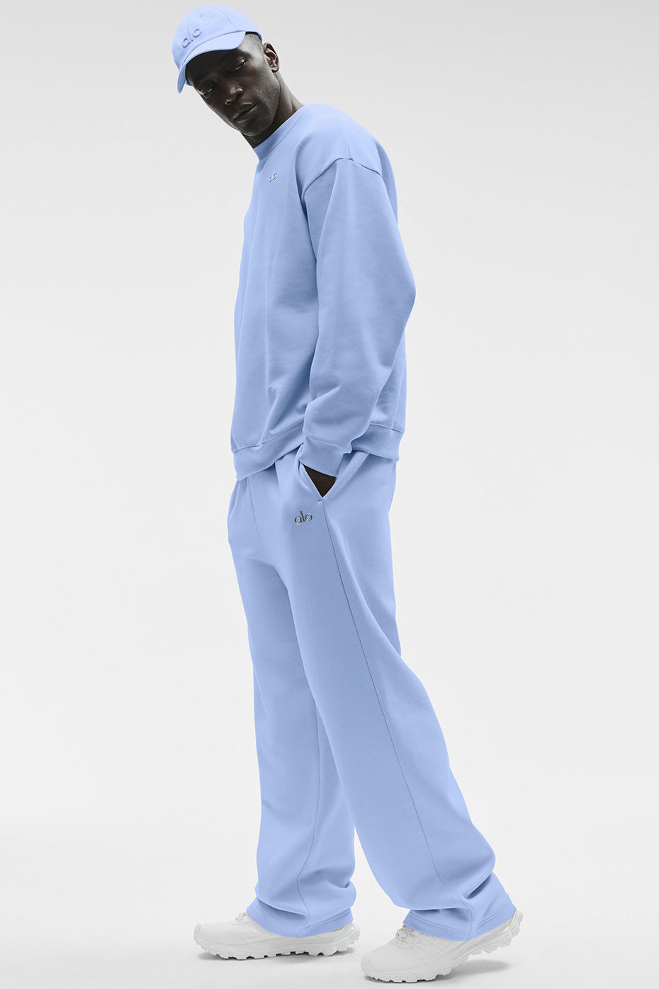 Accolade Crew Neck Pullover - Light Provence Blue - Image 3