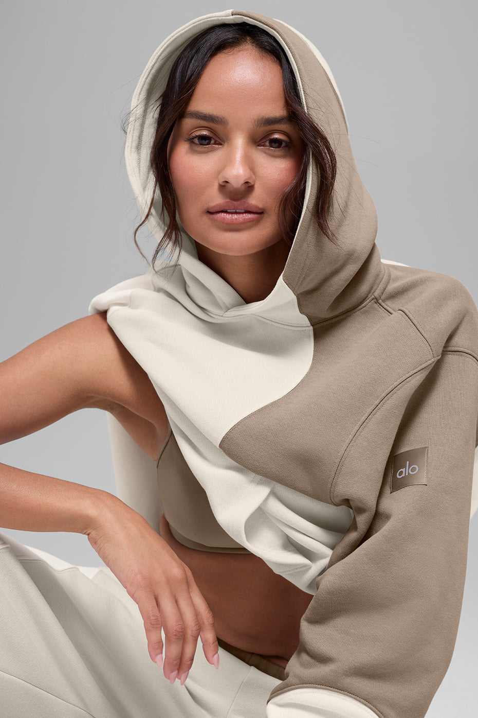 Make Waves Hoodie - Ivory/Bone/Gravel - Image 3