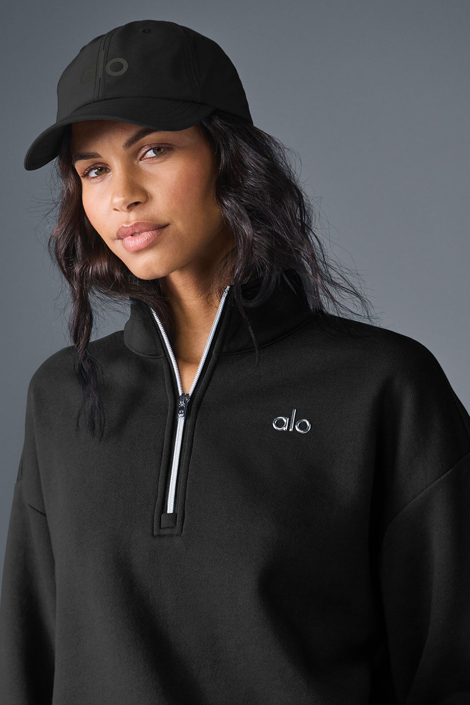 Accolade 1/4 Zip Pullover - Black - Image 3