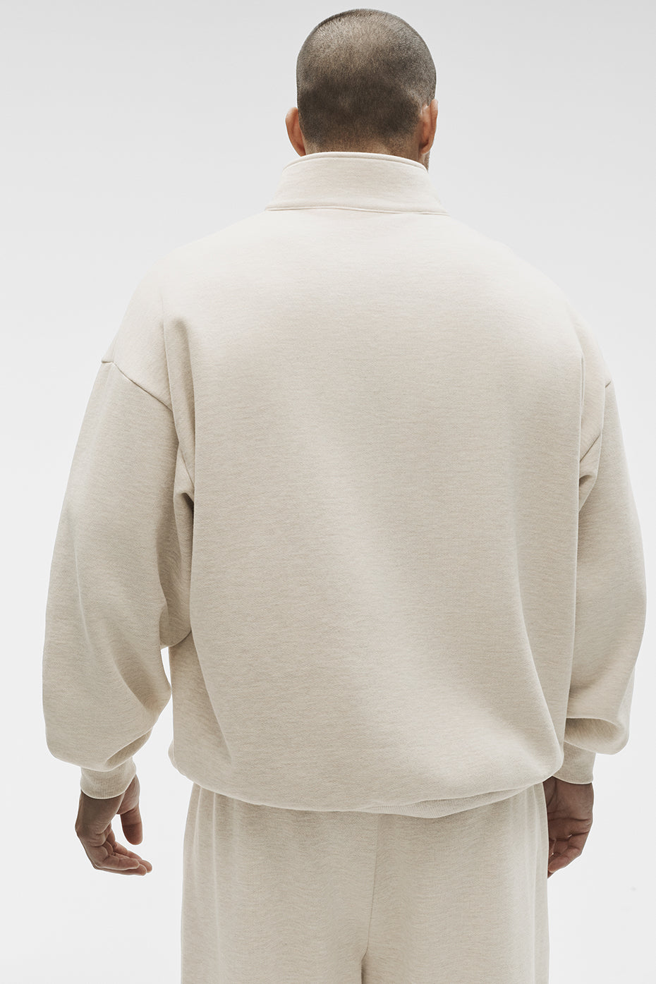 Accolade 1/4 Zip Pullover - Oatmeal Heather - Image 2