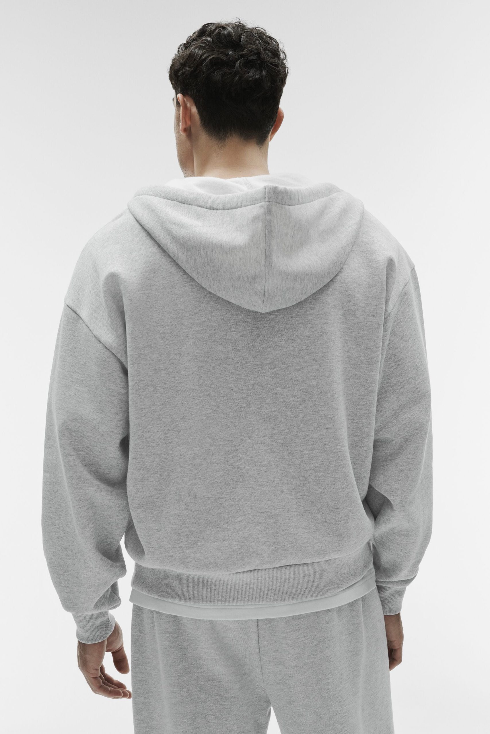 Accolade Full Zip Hoodie - Athletic Heather Grey - Image 2