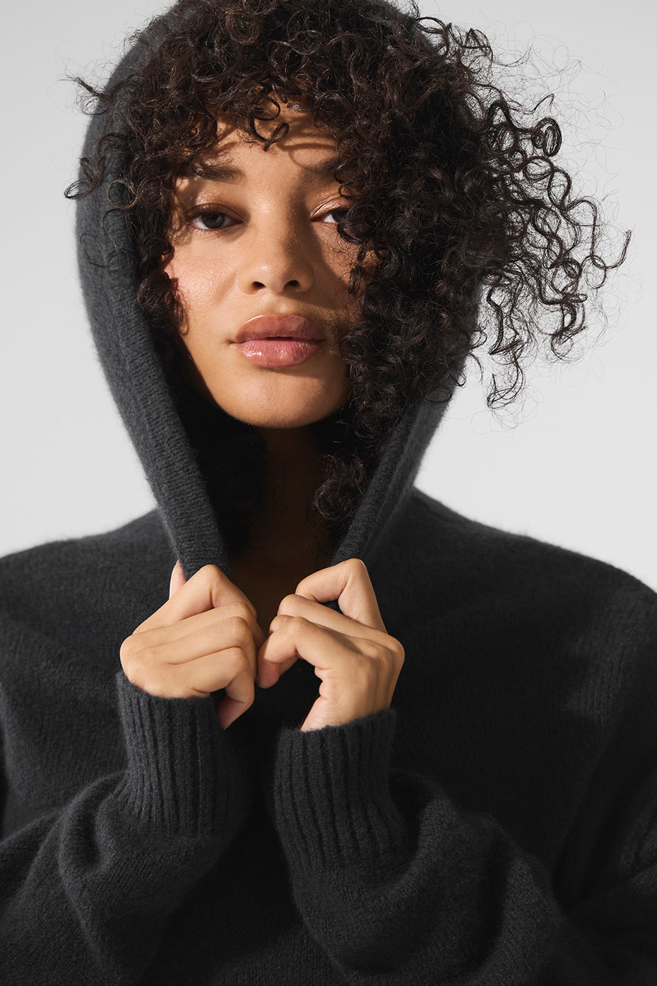 Wool Cashmere New Class Hoodie - Black - Image 4