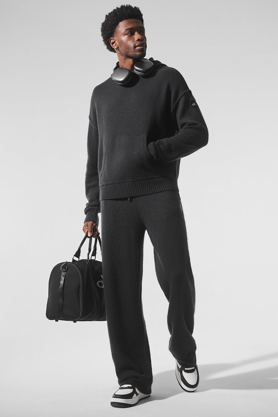 Wool Cashmere New Class Hoodie - Black - Image 4