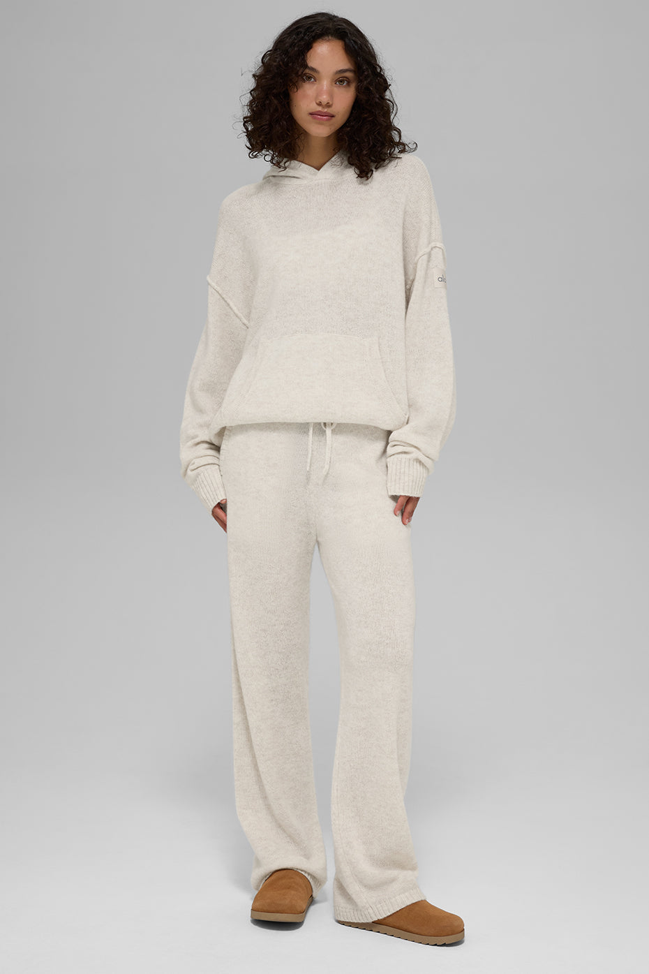 Wool Cashmere New Class Hoodie - Bone Heather - Image 5