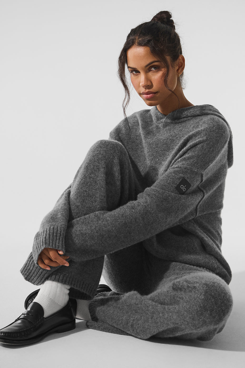 Wool Cashmere New Class Hoodie - Platinum Grey - Image 5