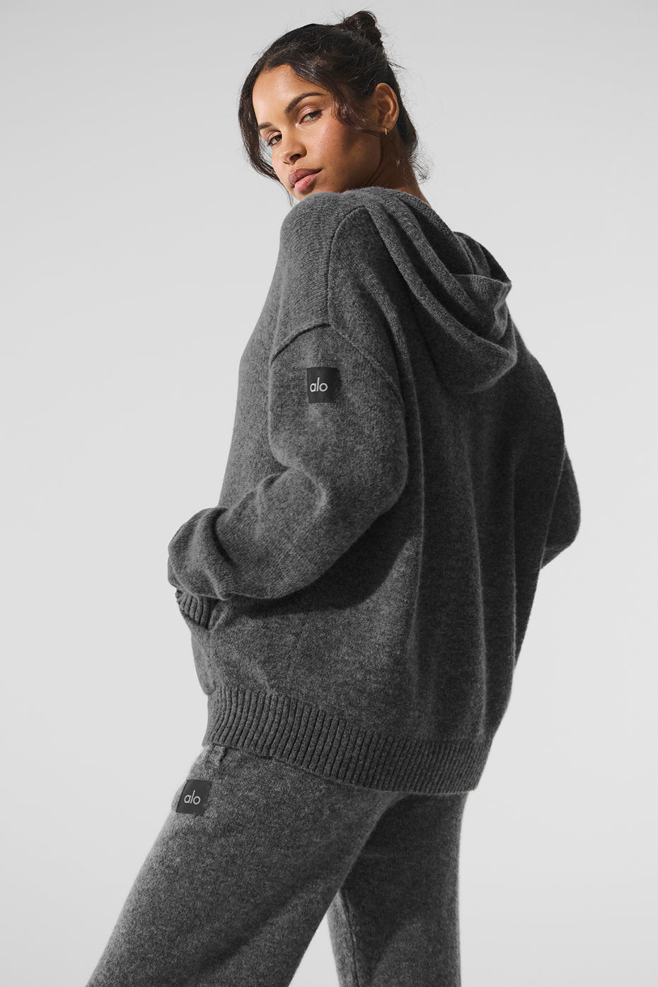 Wool Cashmere New Class Hoodie - Platinum Grey - Image 4