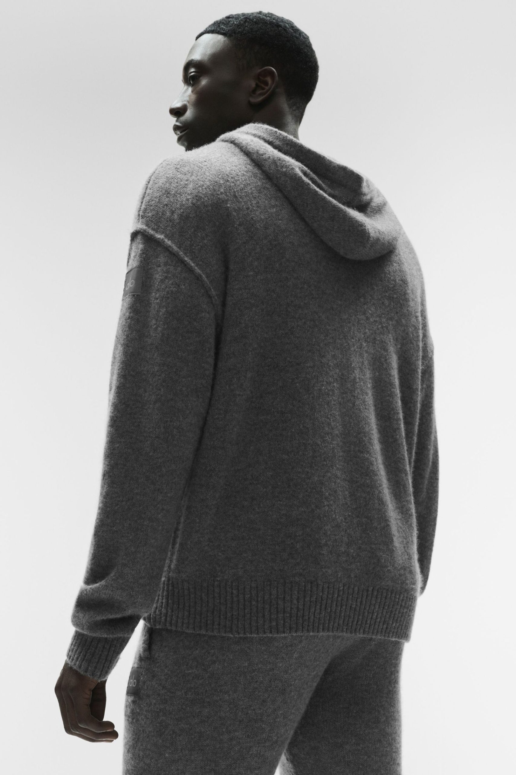 Wool Cashmere New Class Hoodie - Platinum Grey - Image 3