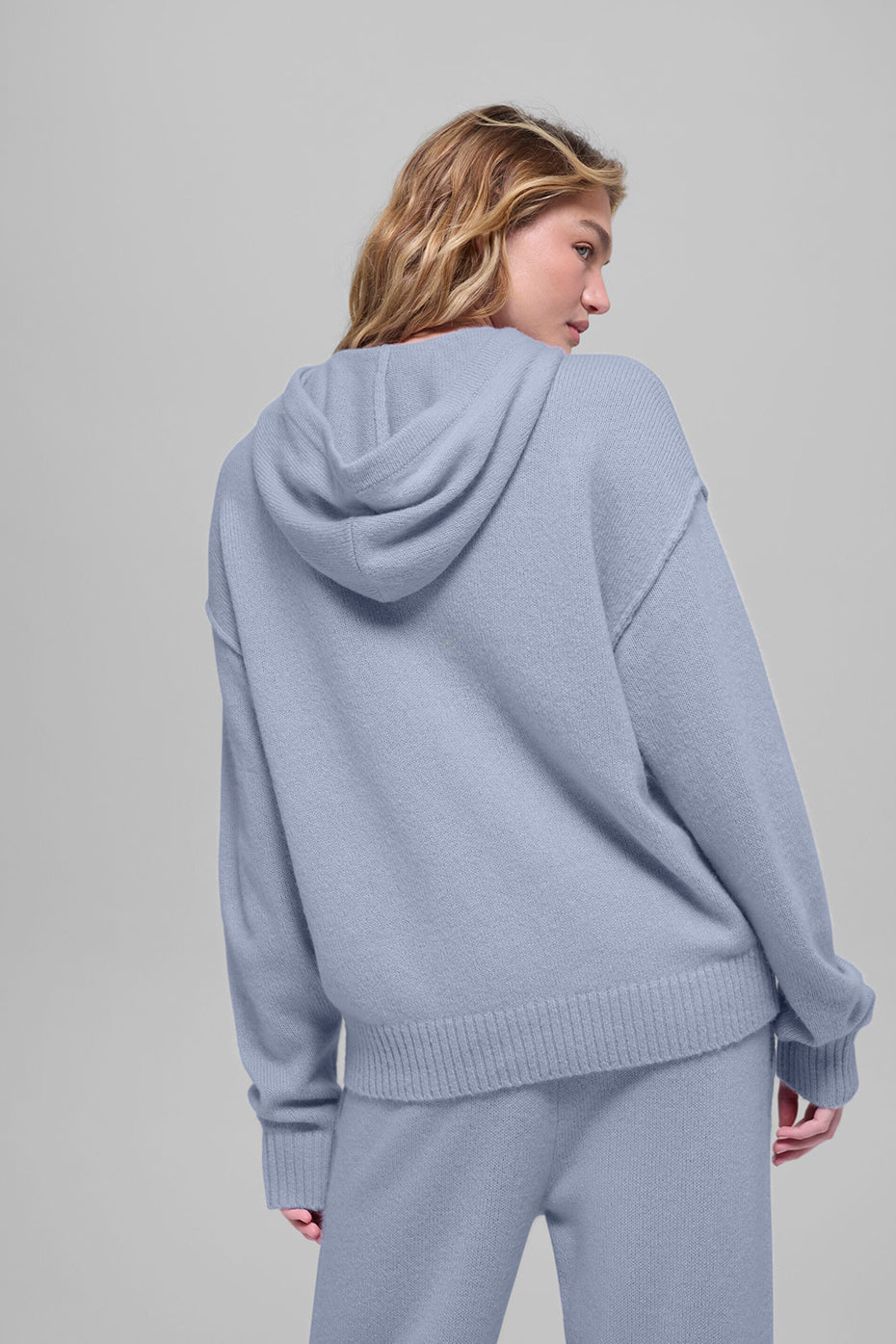 Wool Cashmere New Class Hoodie - Winter Frost - Image 2