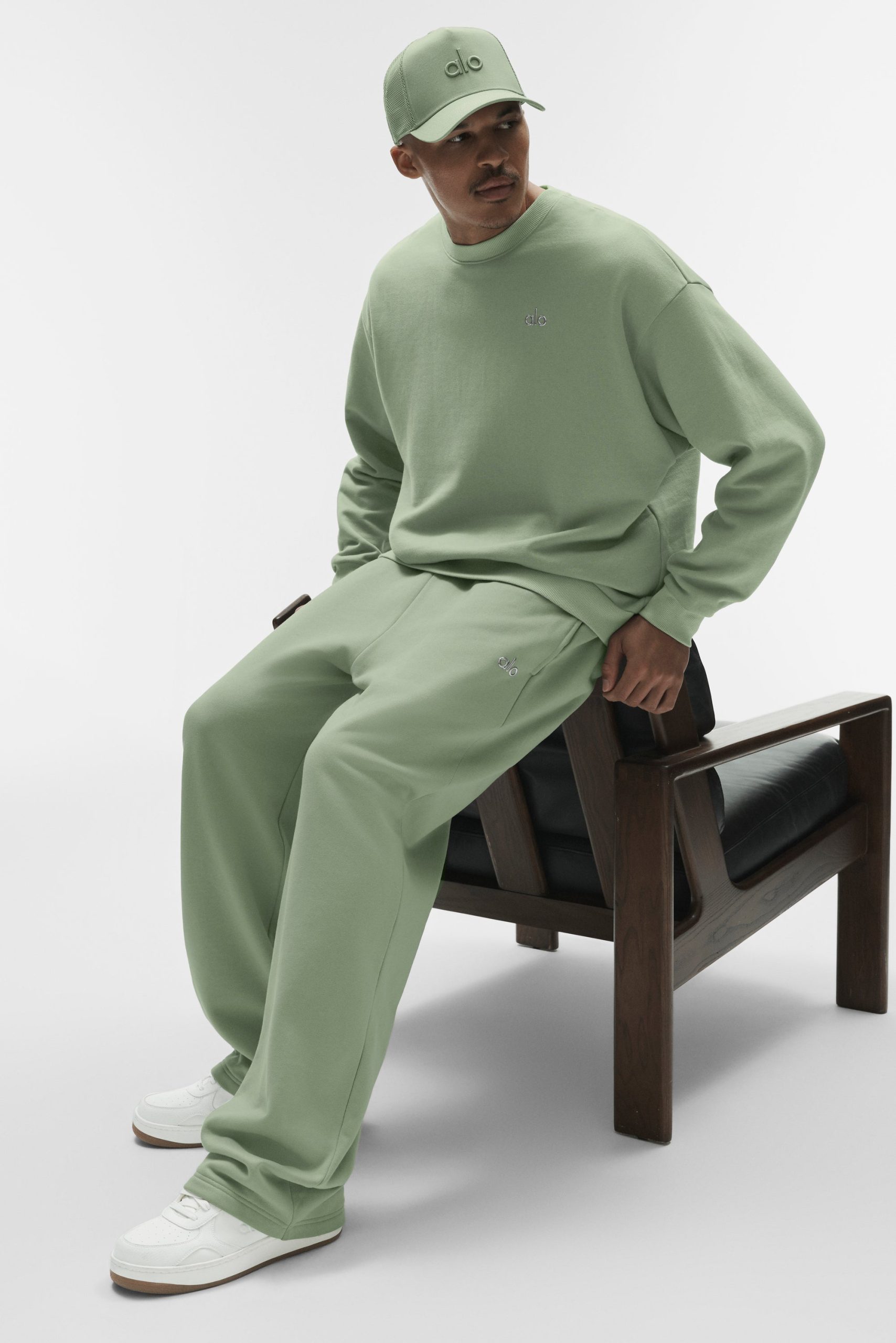 Accolade Straight Leg Sweatpant - Dune Grass - Image 2