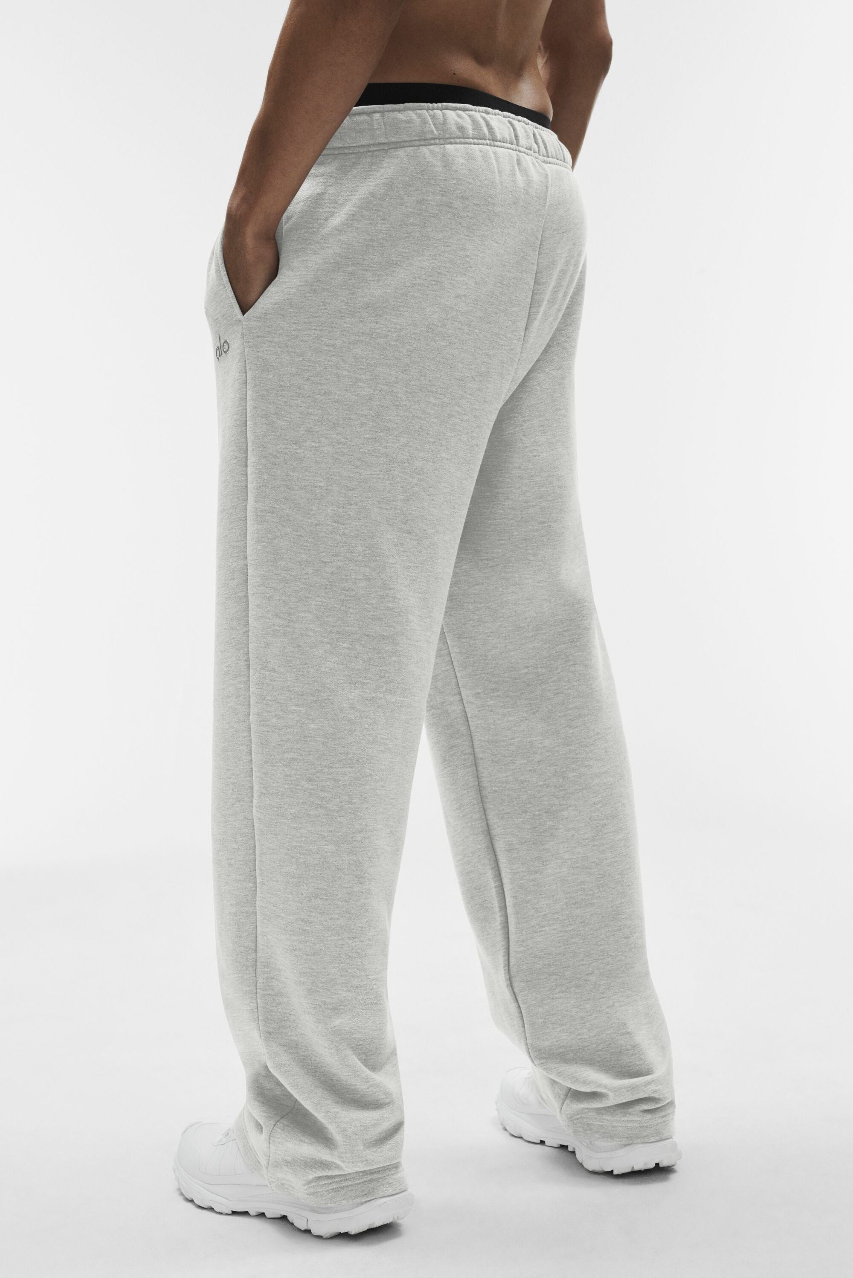Accolade Straight Leg Sweatpant - White Heather - Image 2