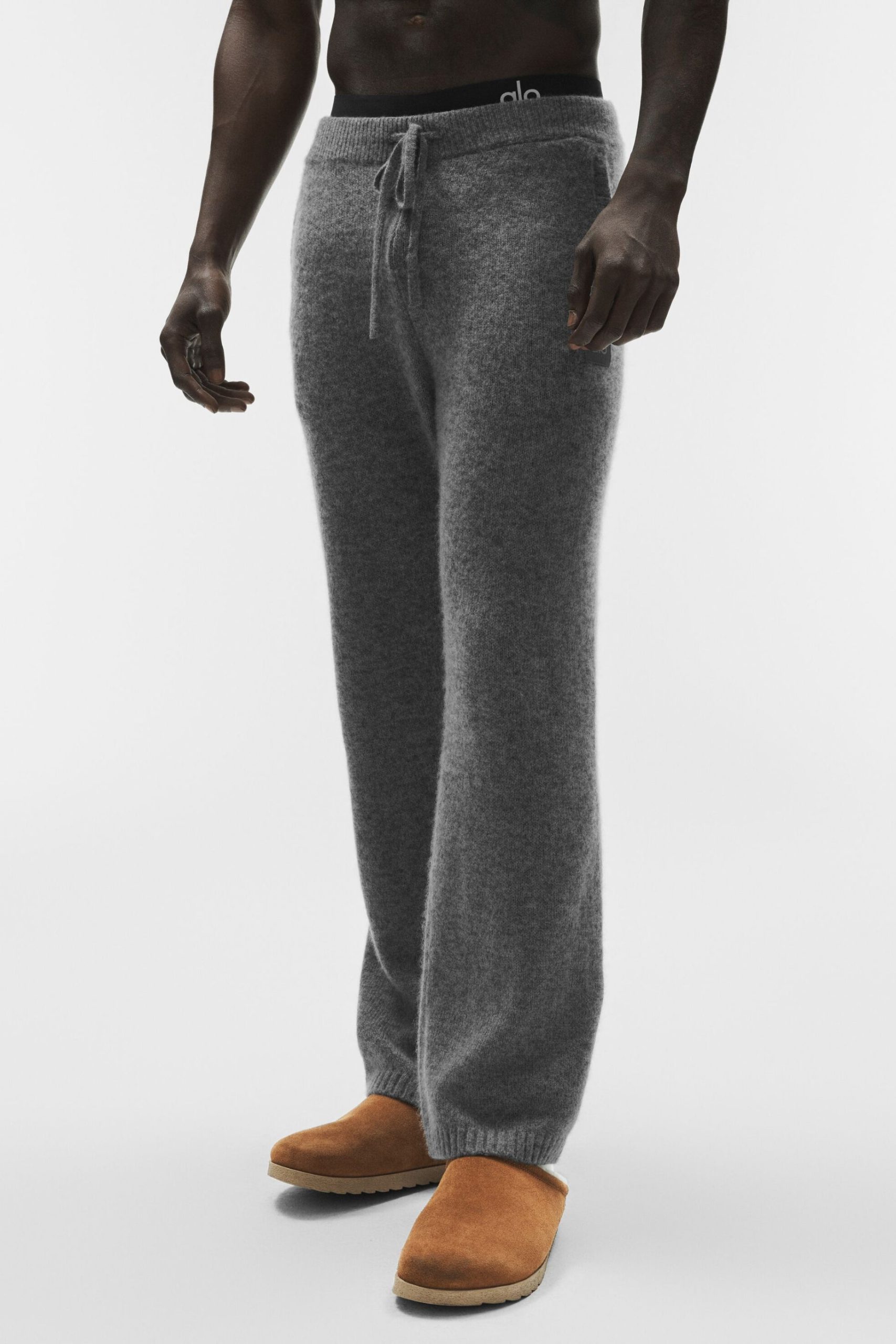 Wool Cashmere New Class Sweatpant - Platinum Grey - Image 3
