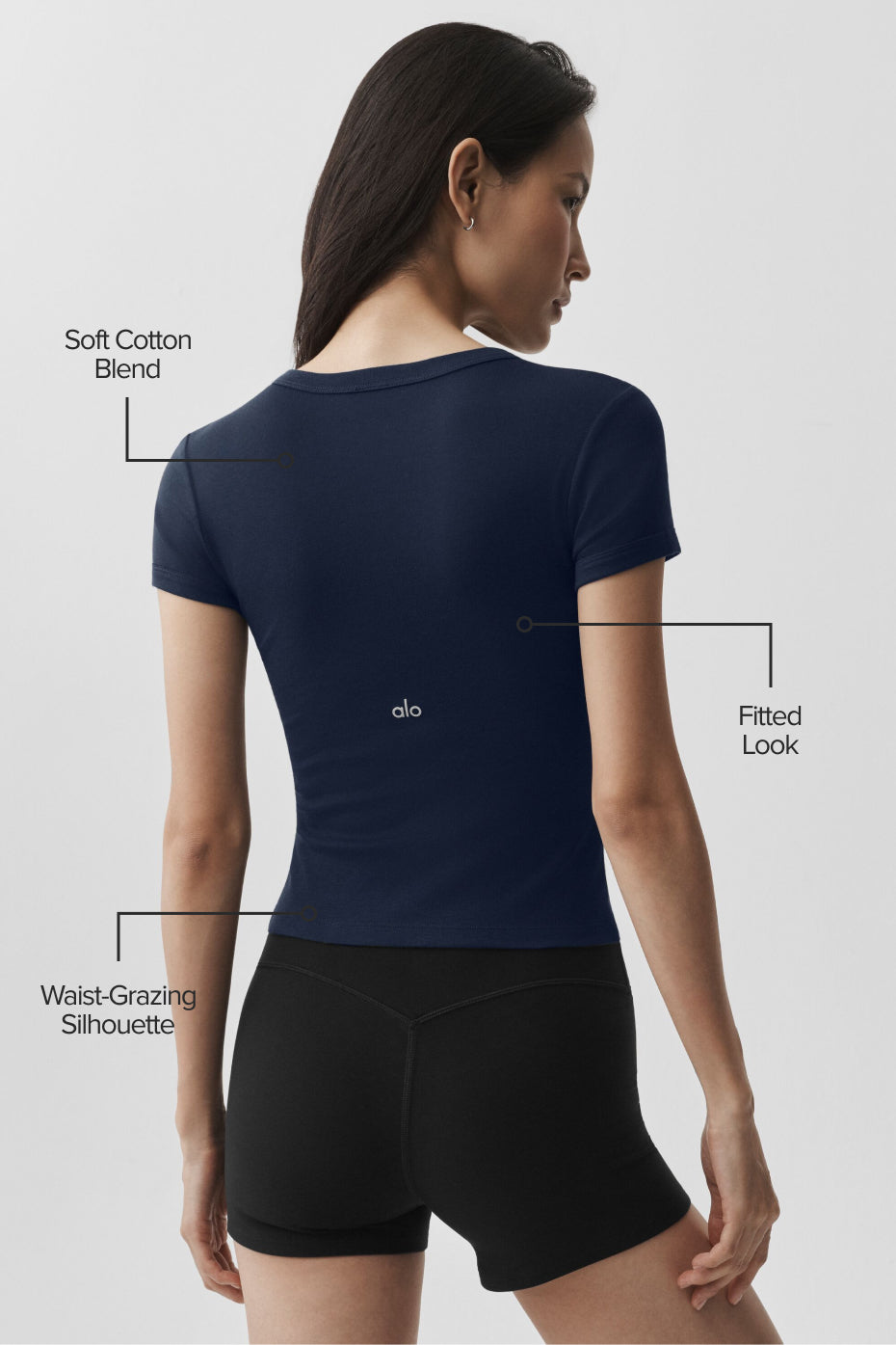 Timeless Tee - Navy - Image 2