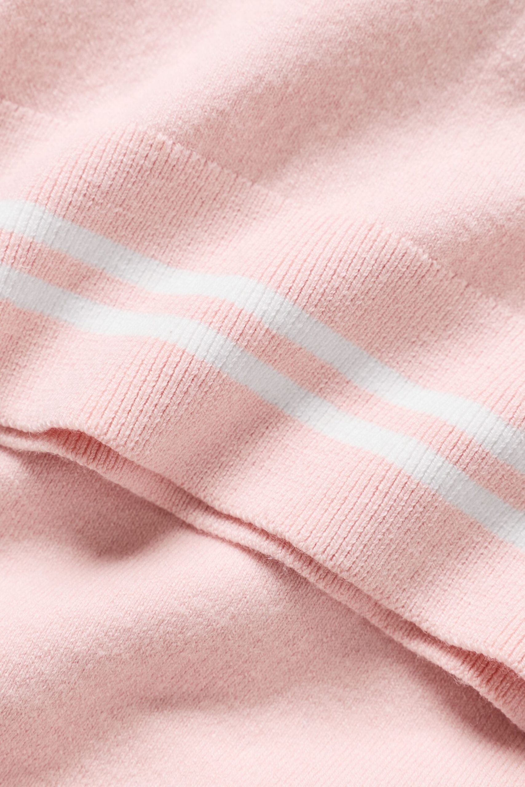 Cotton Cashmere My Serve Short Sleeve - Sundrenched Pink/White - Image 6